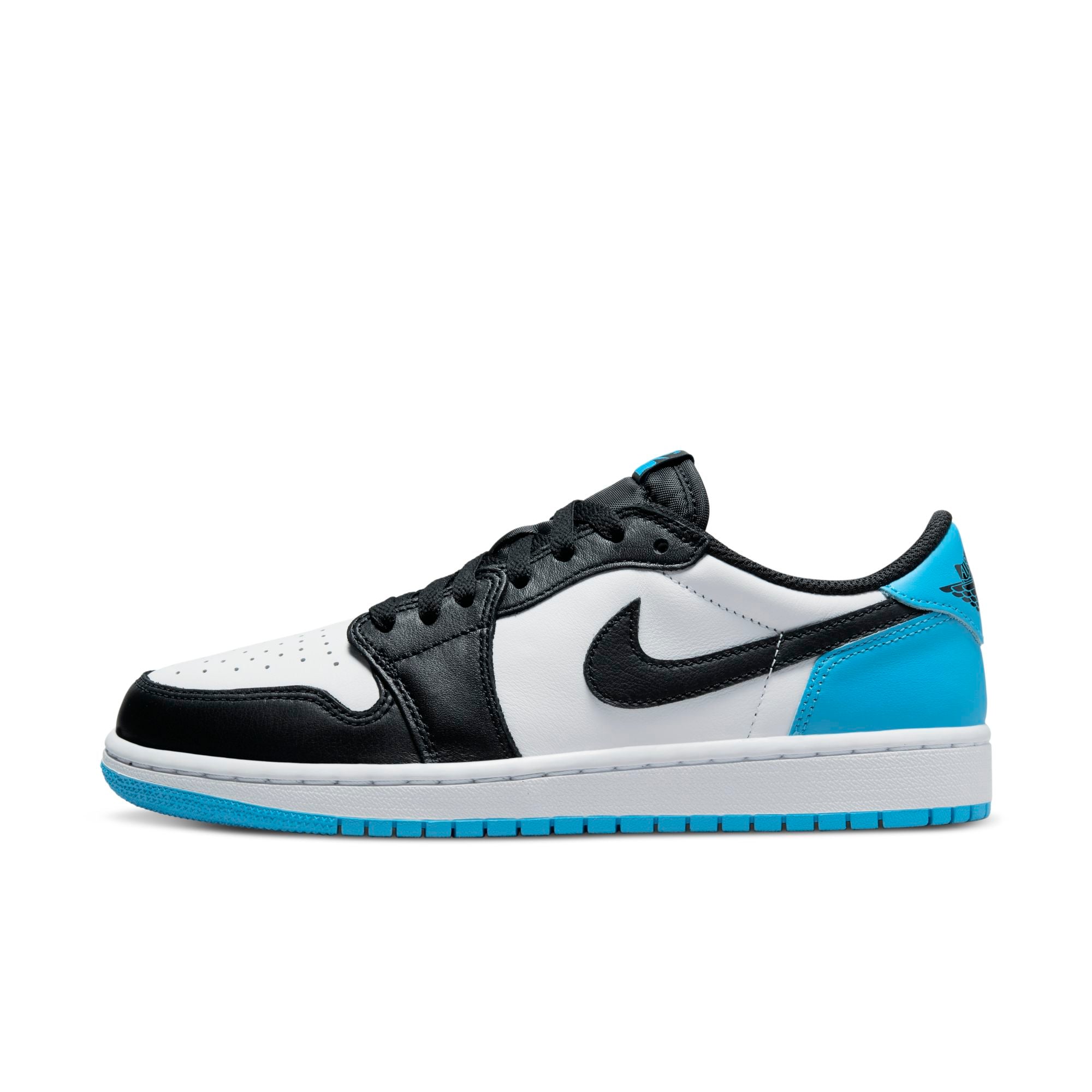[CZ0775-104] Womens Air Jordan RETRO 1 LOW 'BLACK DARK POWDER BLUE'