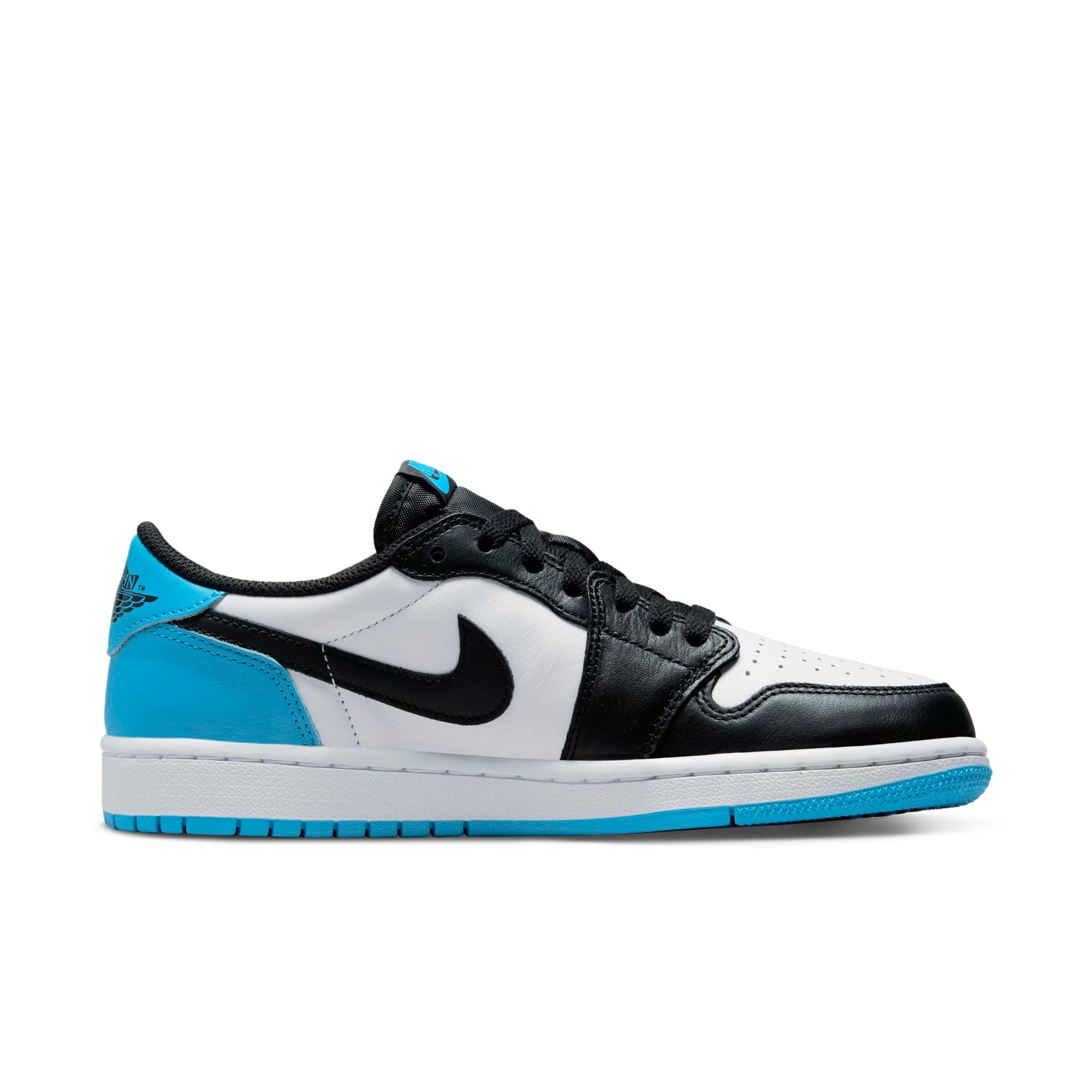 [CZ0775-104] Womens Air Jordan RETRO 1 LOW 'BLACK DARK POWDER BLUE'