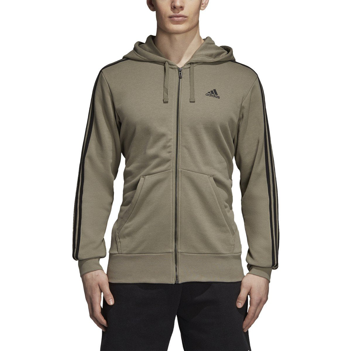 [CZ7362] Mens Adidas Essentials 3-Stripes Hoodie