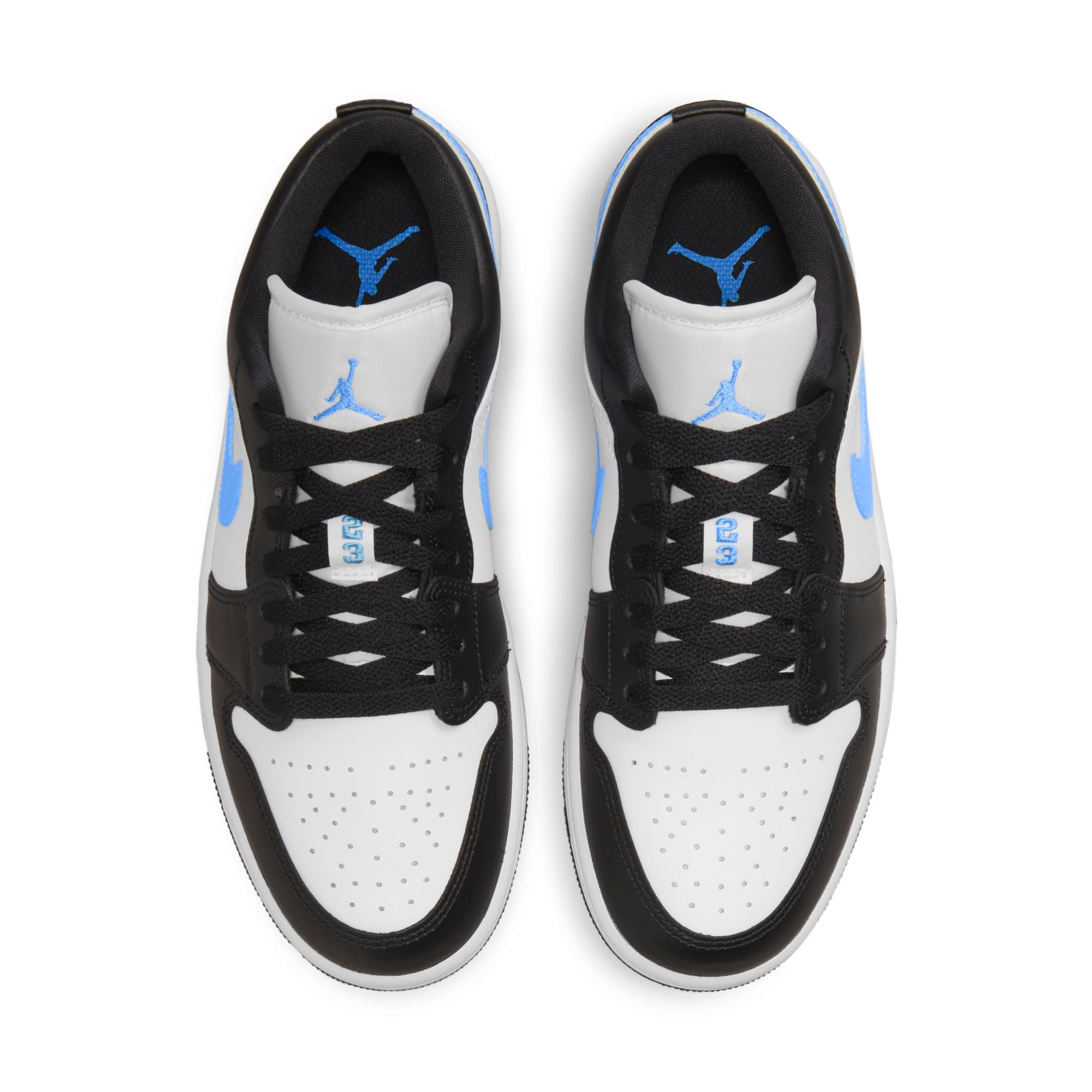 [DC0774-041] Womens Air Jordan RETRO 1 LOW 'BLACK UNIVERSITY BLUE WHITE'