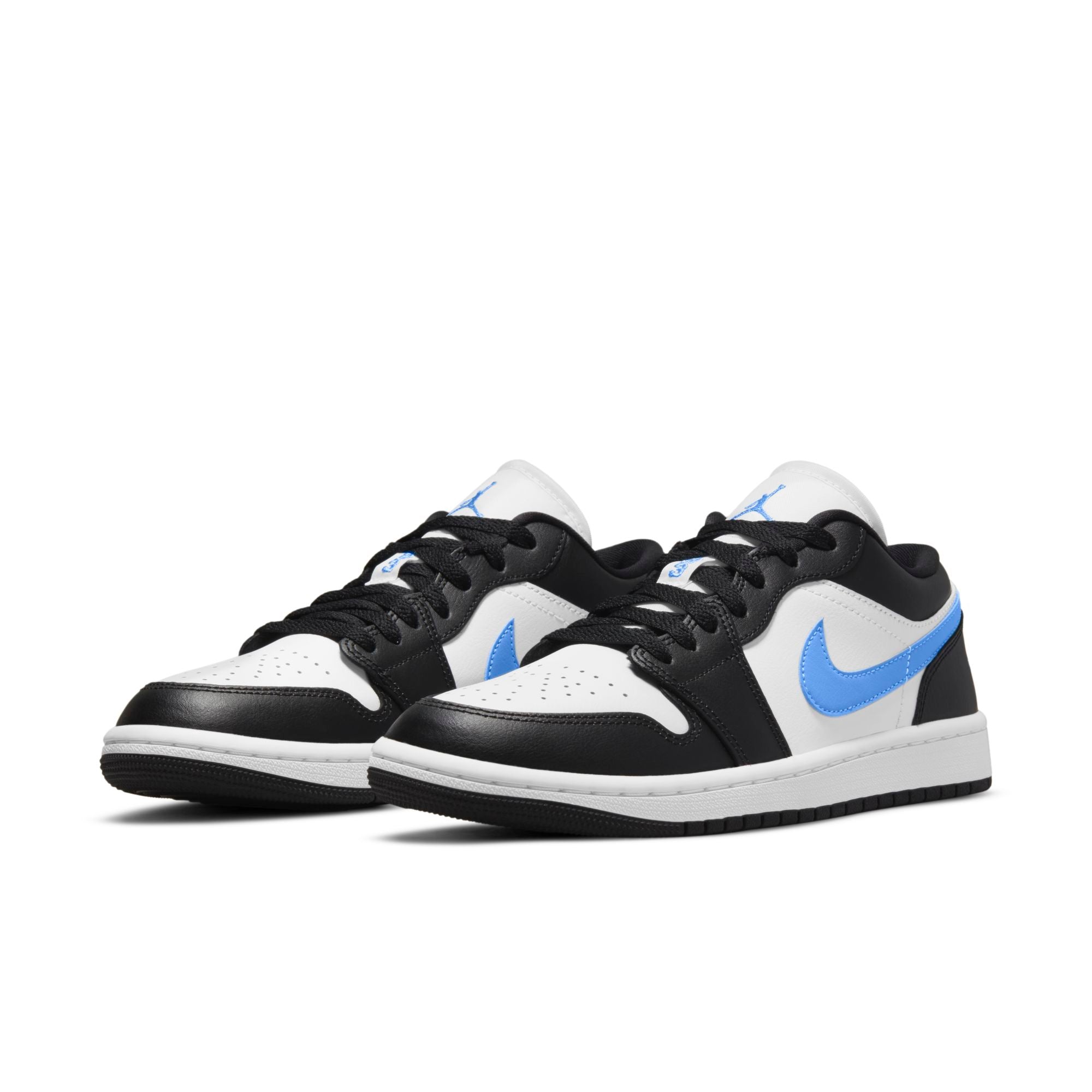 [DC0774-041] Womens Air Jordan RETRO 1 LOW 'BLACK UNIVERSITY BLUE WHITE'