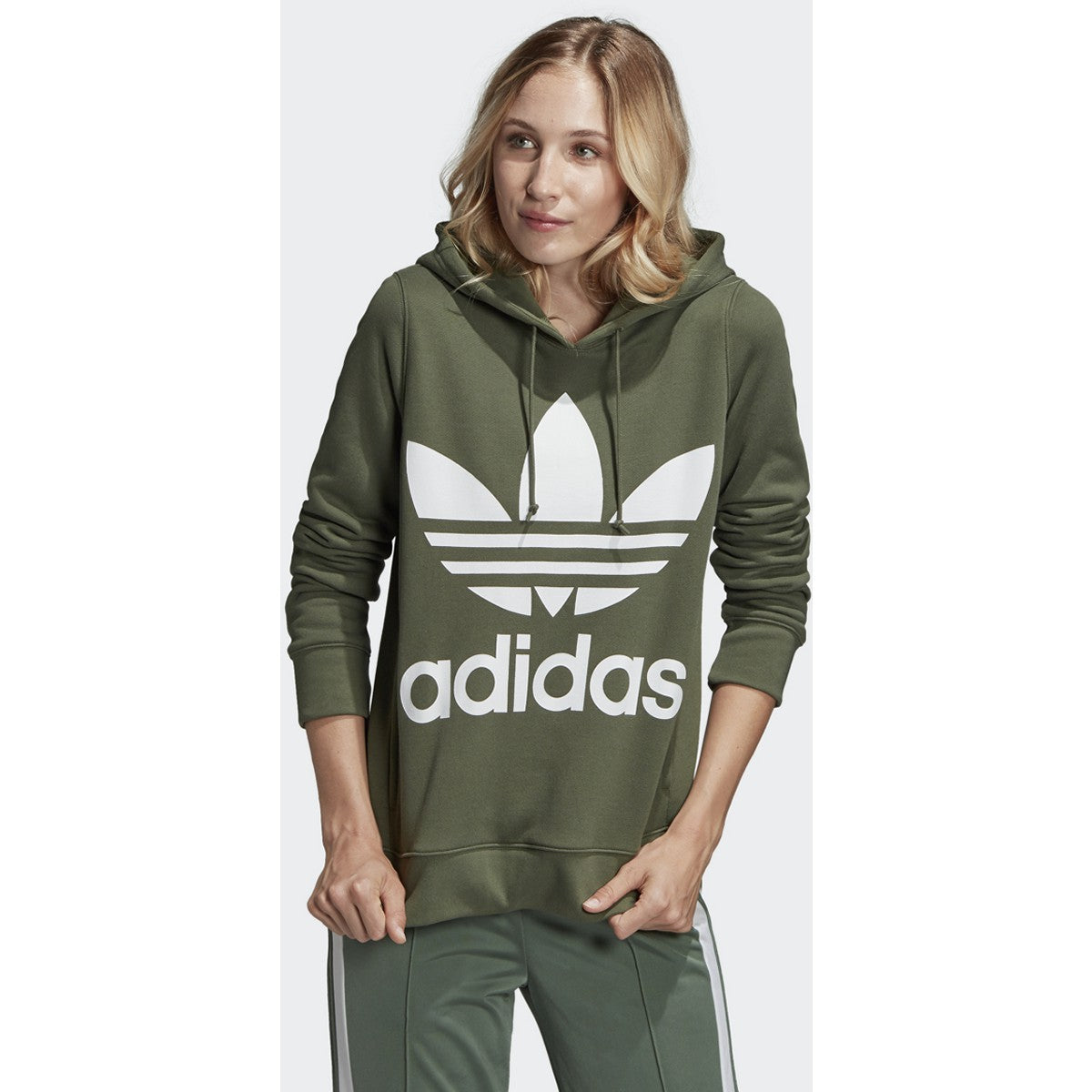 [DH3139] Womens Adidas Originals Trefoil Hoodie