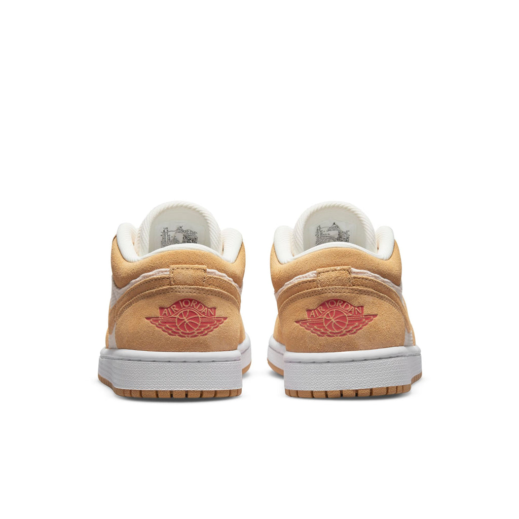 [DH7820-700] Womens Air Jordan RETRO 1 LOW SE 'TWINE ORANGE QUARTZ CORDUROY'