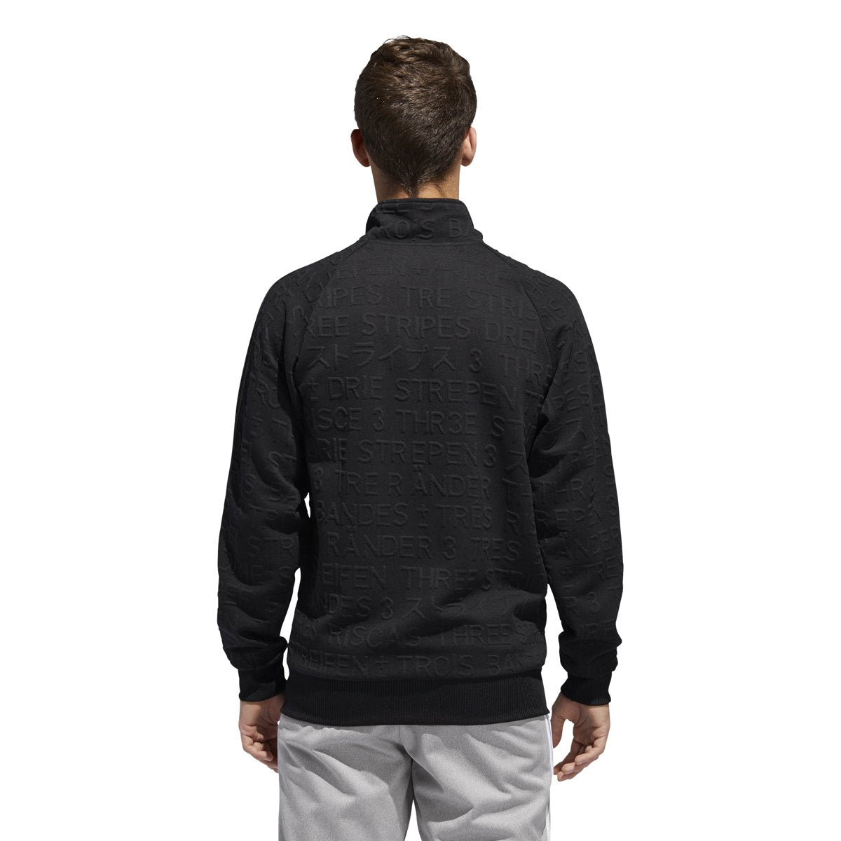 [DH9082] Badge of Sport 3-Stripe Cotton Fleece Pullover