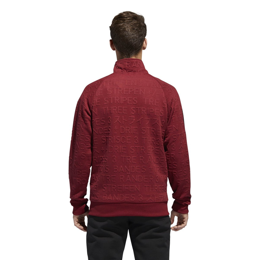 [DH9084] Badge of Sport 3-Stripe Cotton Fleece Pullover