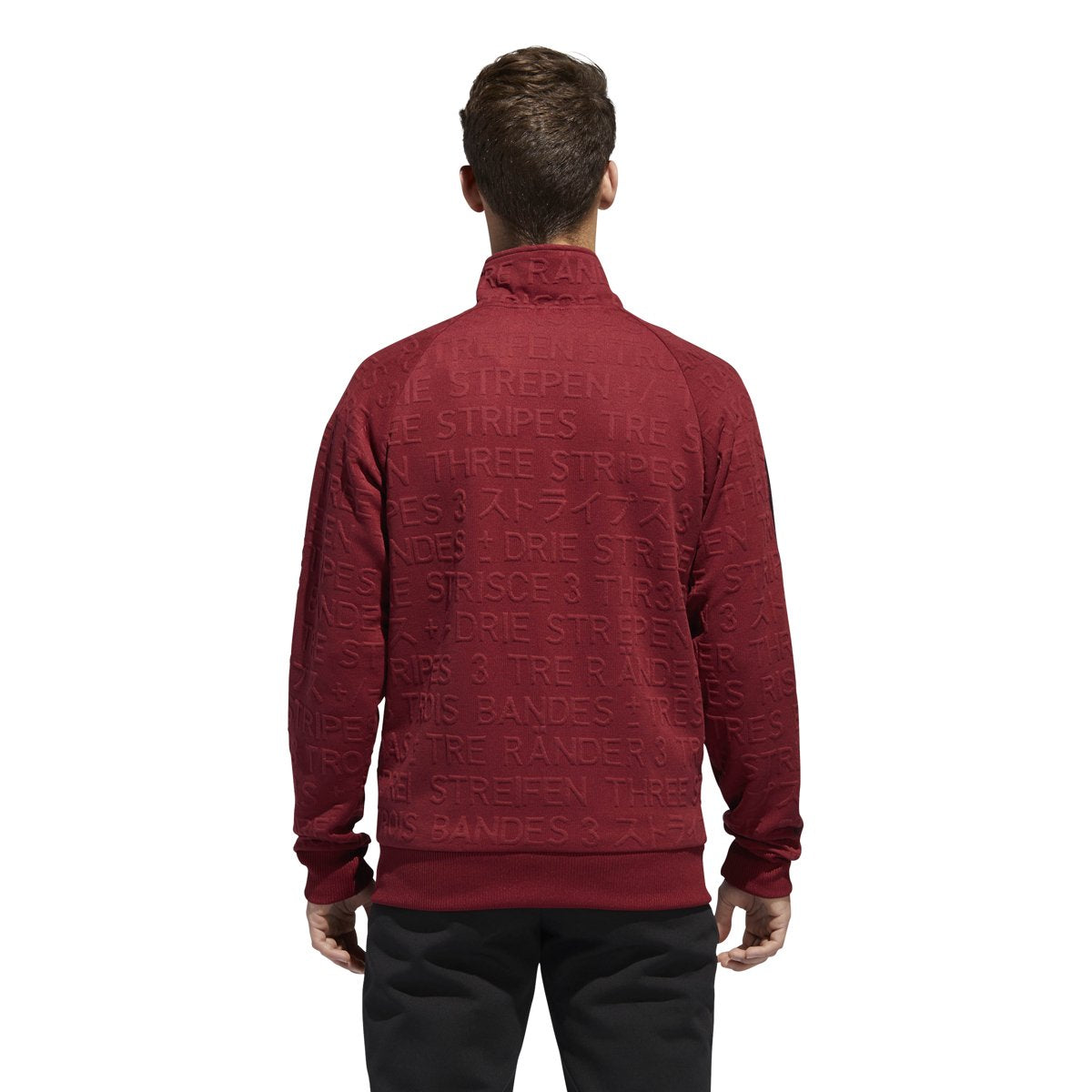 [DH9084] Badge of Sport 3-Stripe Cotton Fleece Pullover