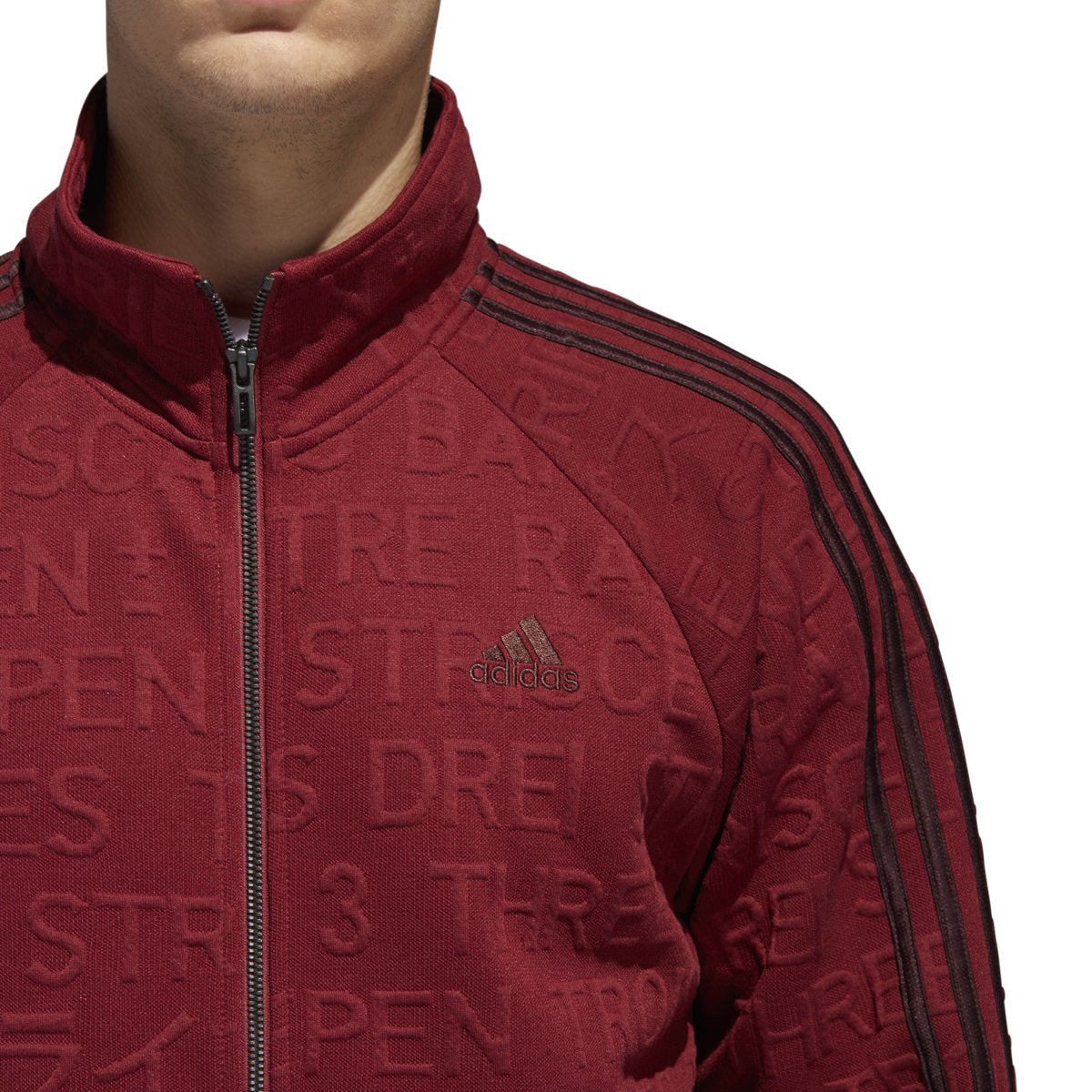 [DH9084] Badge of Sport 3-Stripe Cotton Fleece Pullover