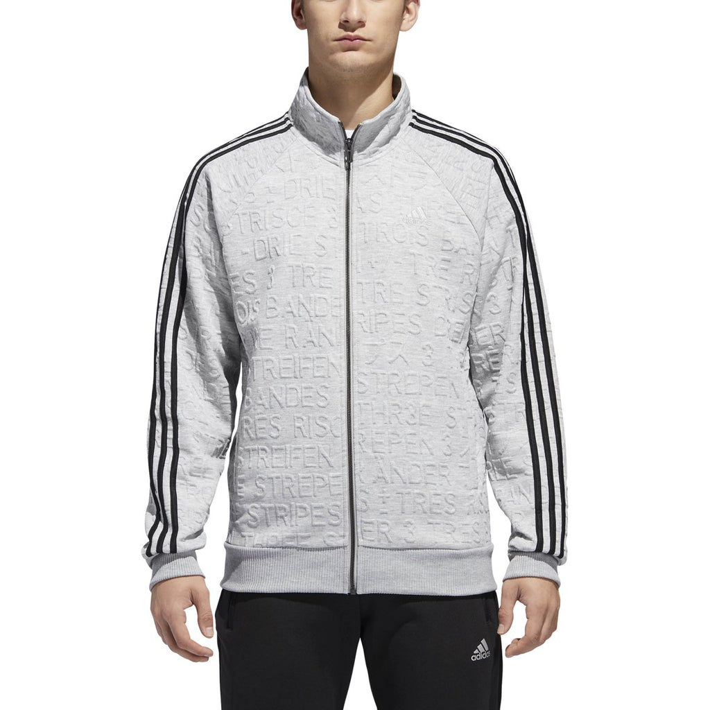 [DH9085] Badge of Sport 3-Stripe Cotton Fleece Pullover