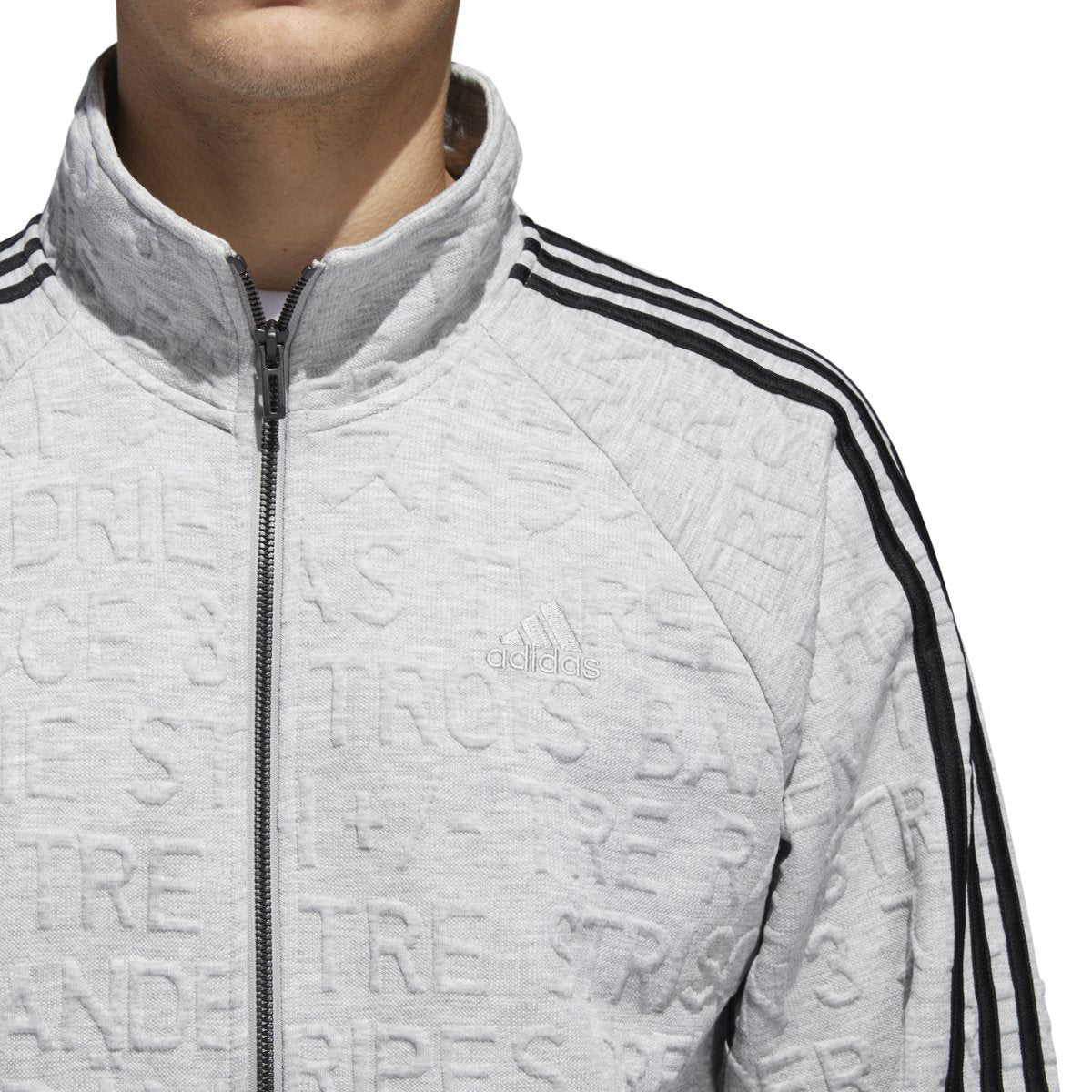 [DH9085] Badge of Sport 3-Stripe Cotton Fleece Pullover