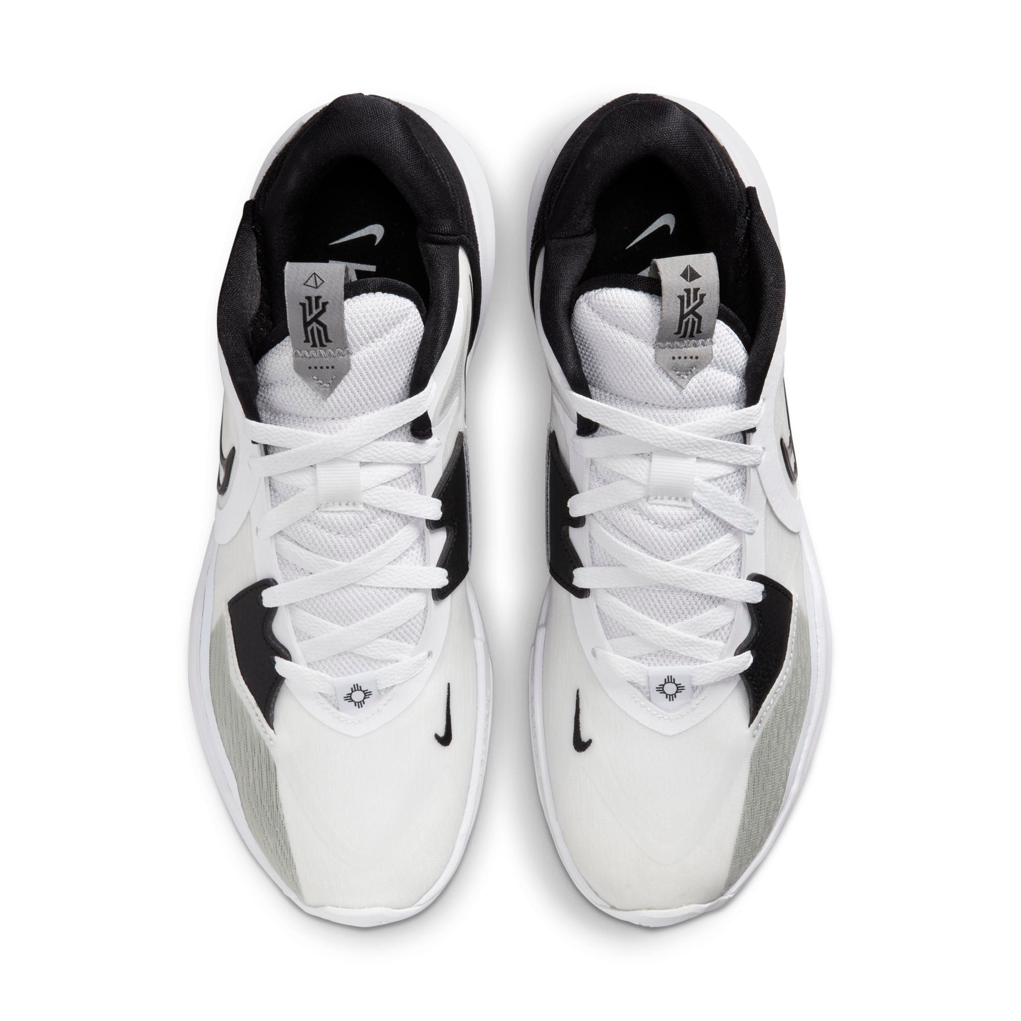 [DJ6012-102] Mens Nike Kyrie 5 Low 'White Wolf Grey Black'