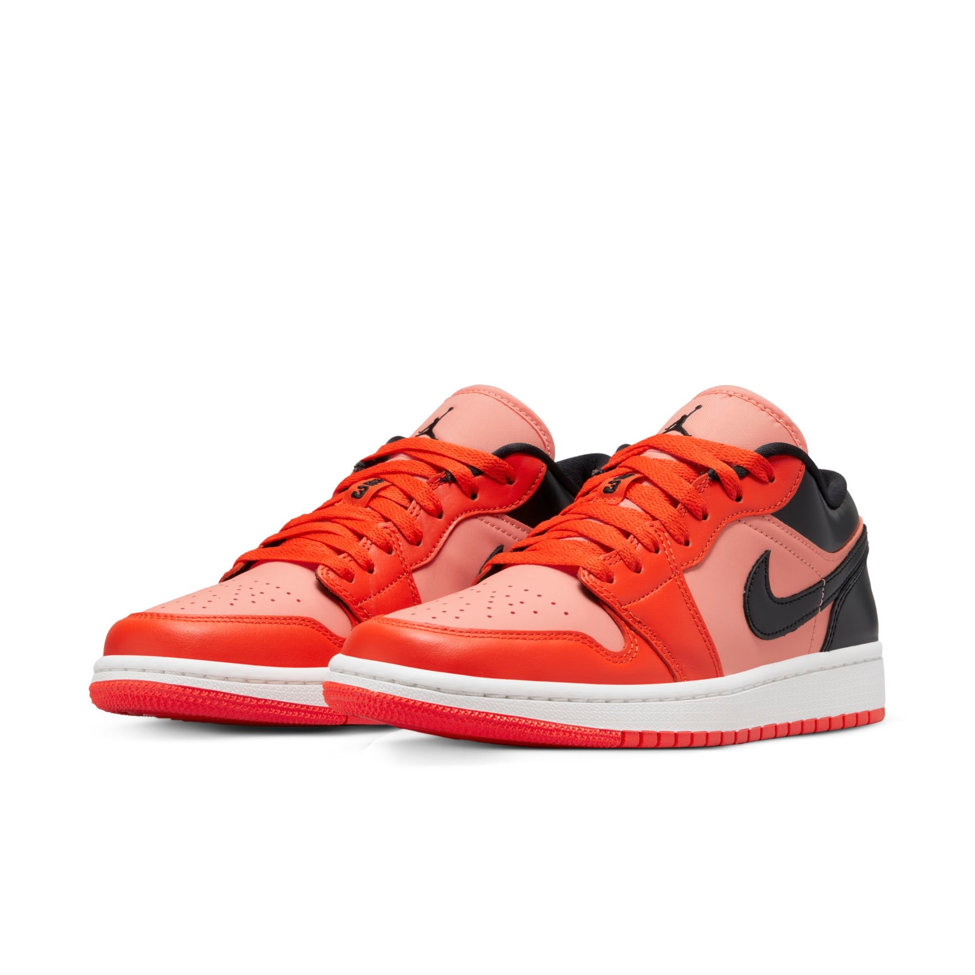 [DM3379-600] Womens Air Jordan Retro 1 Low (W) 'Orange Black'