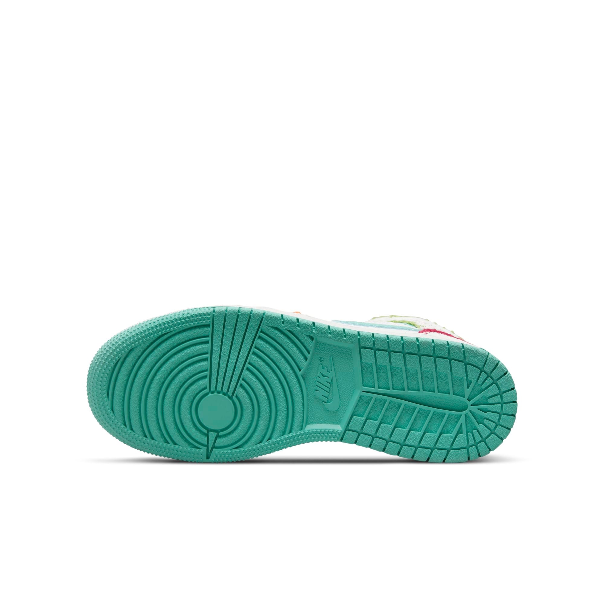 [DM6218-100] Youth Air Jordan Retro 1 Mid 'Multi Knit' (GS)