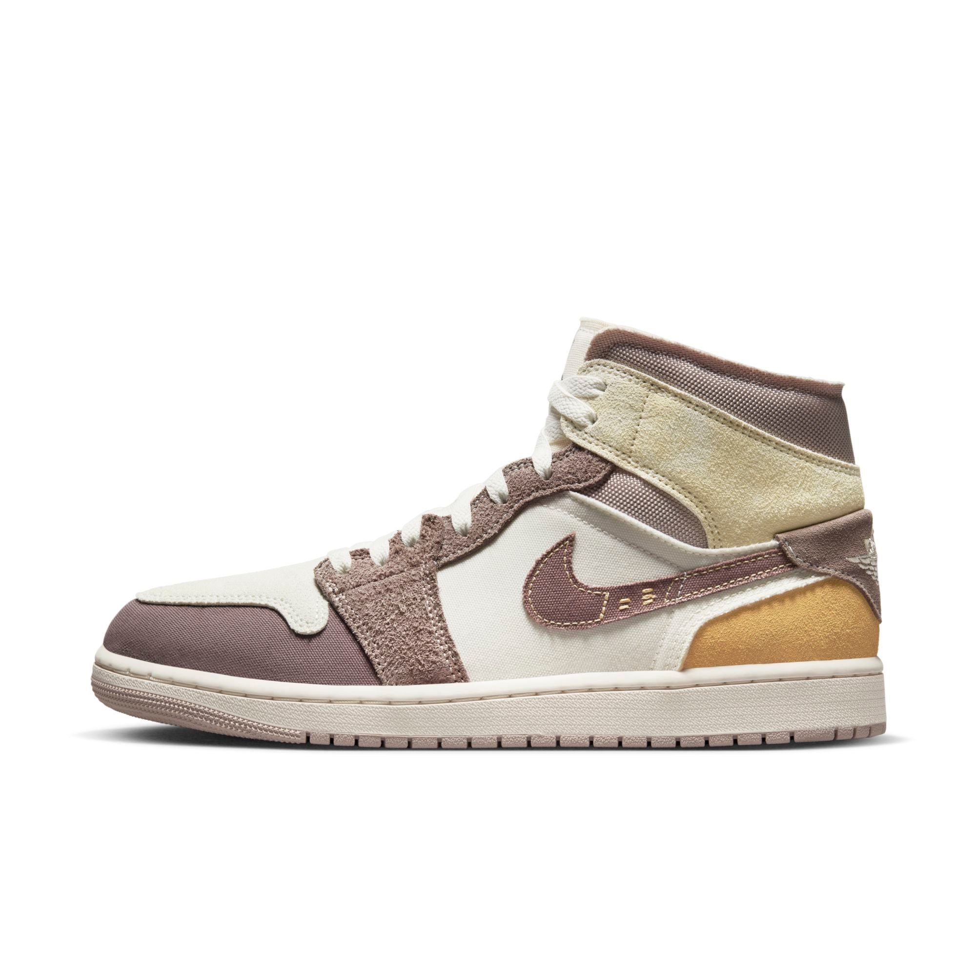 [DM9652-102] Mens Air Jordan Retro 1 Mid SE Craft 'Taupe Haze'