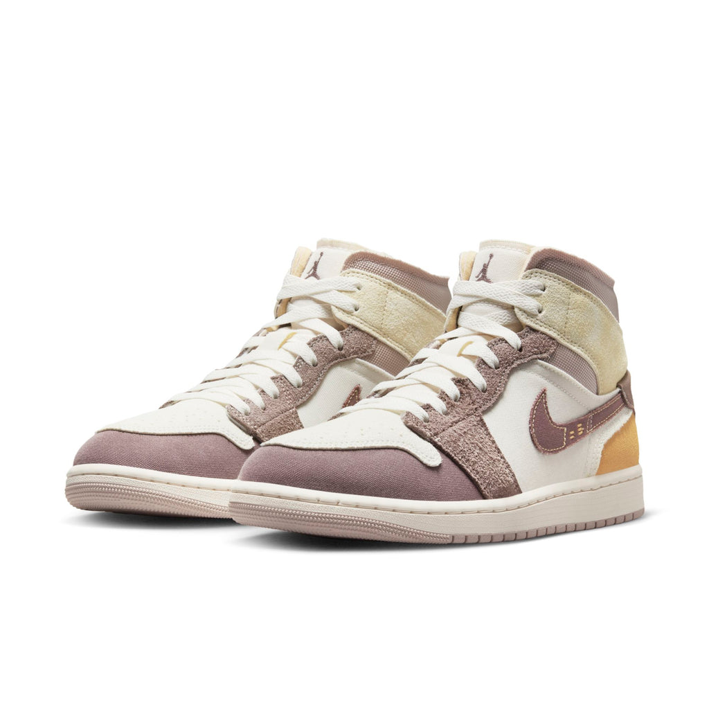 [DM9652-102] Mens Air Jordan Retro 1 Mid SE Craft 'Taupe Haze'