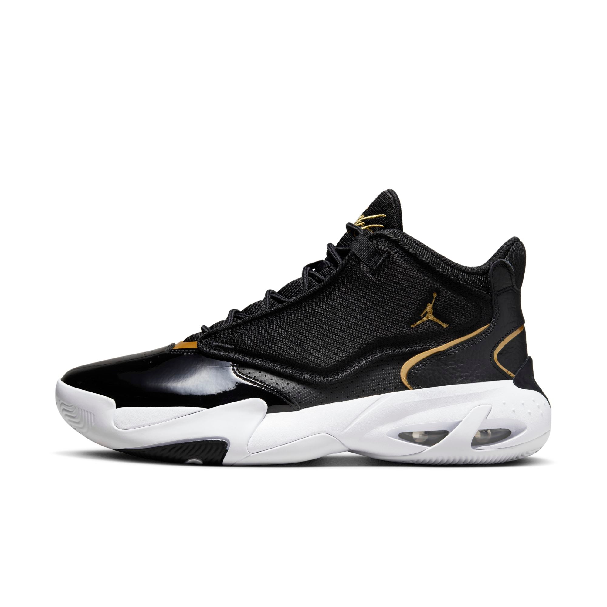 [DN3687-007] Mens Air Jordan MAX AURA 4 BLACK GOLD