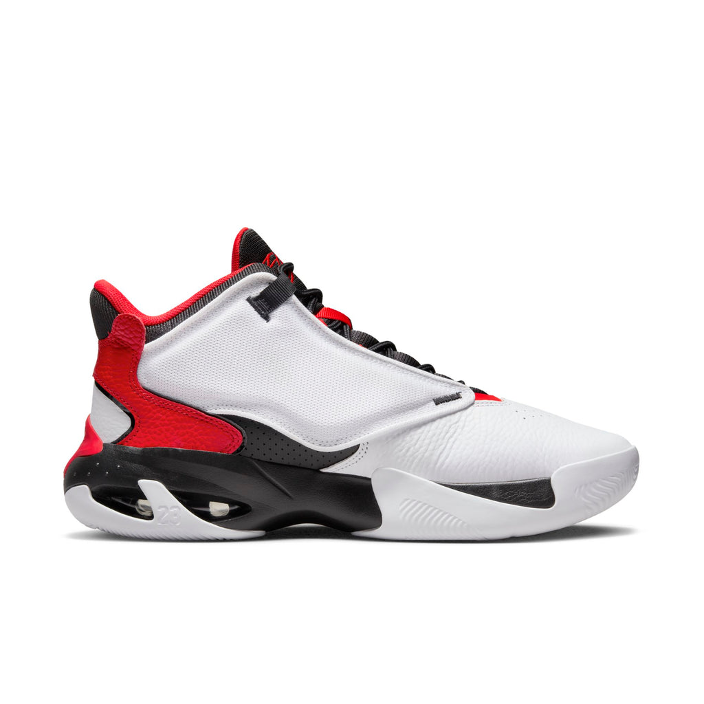 [DN3687-106] Mens Air Jordan MAX AURA 4 'WHITE BLACK UNIVERSITY RED'