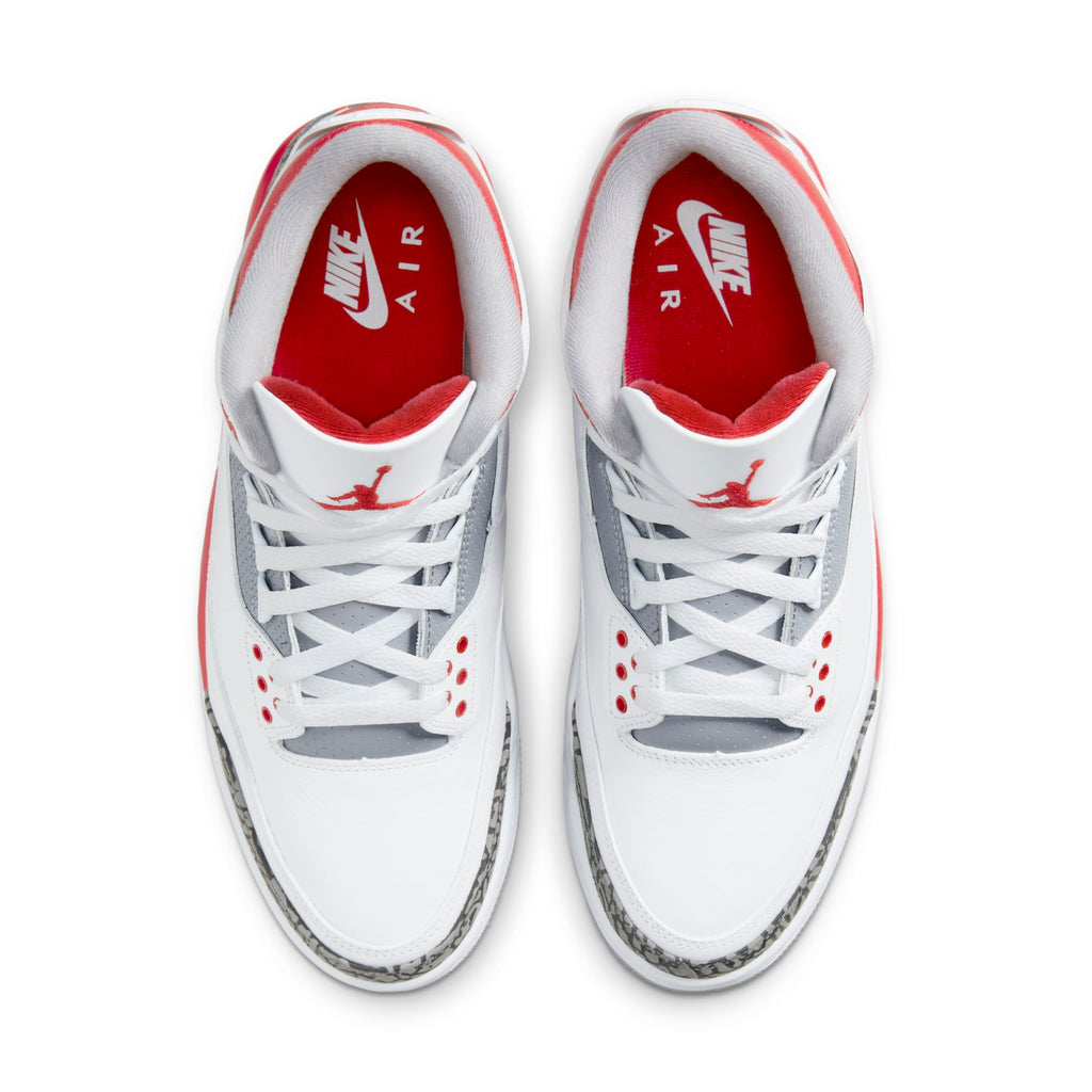 [DN3707-160] Mens Air Jordan Retro 3 'Fire Red (2022)'