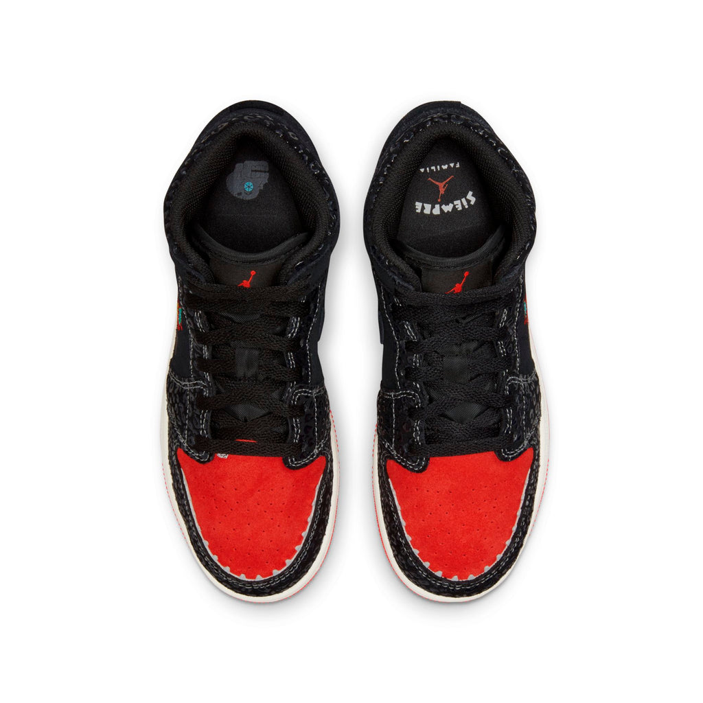 [DN5121-001] Grade School Air Jordan Retro 1 Mid (GS) 'Siempre Familia'