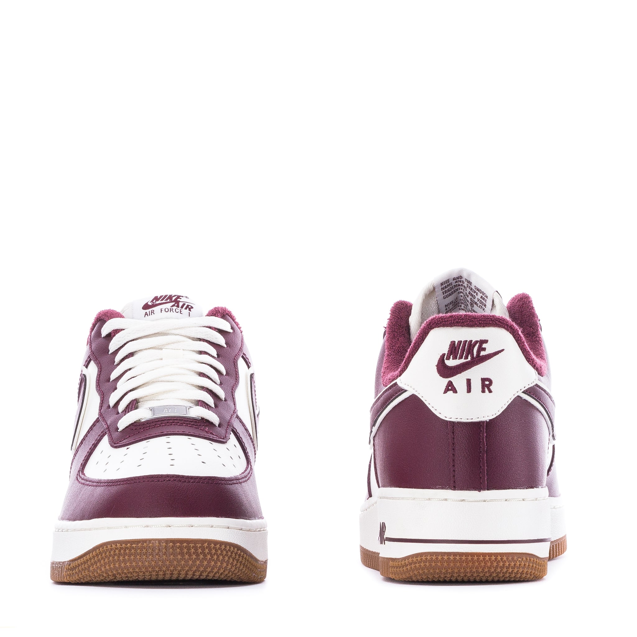 [DQ7659-102] Mens Nike Air Force 1 Low 'College Pack Night Maroon'