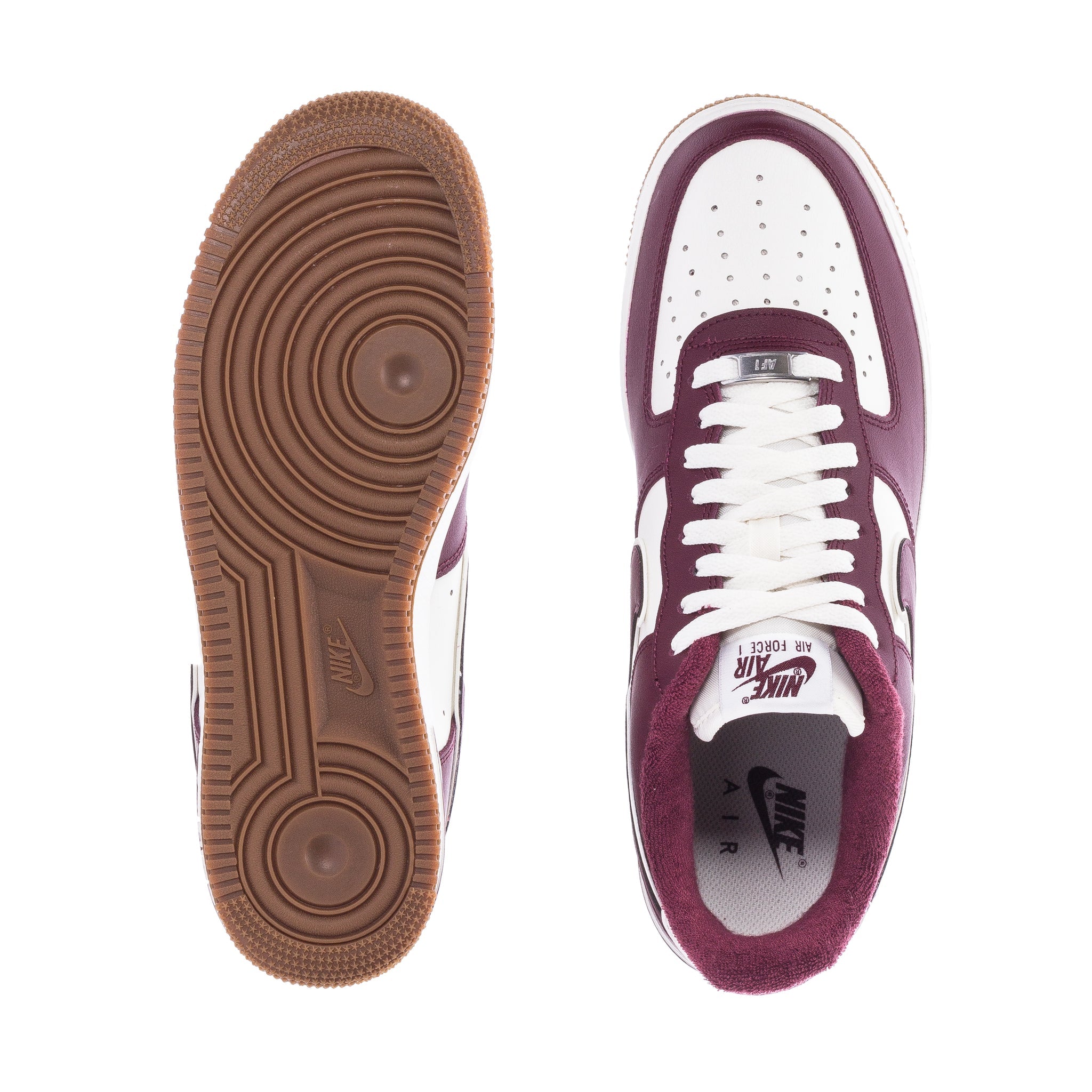 [DQ7659-102] Mens Nike Air Force 1 Low 'College Pack Night Maroon'