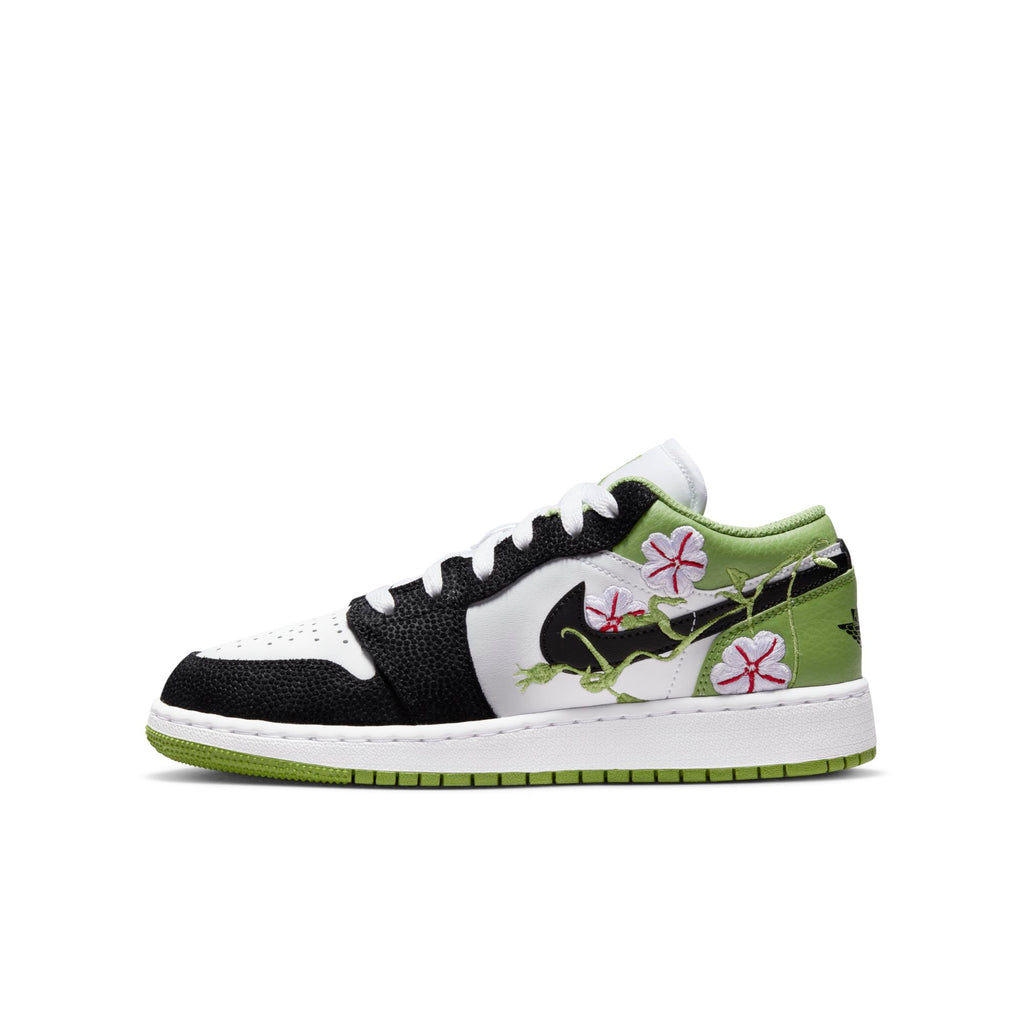 [DQ8389-100] Grade School Air Jordan Retro 1 Low SE (GS) 'Floral Vines'