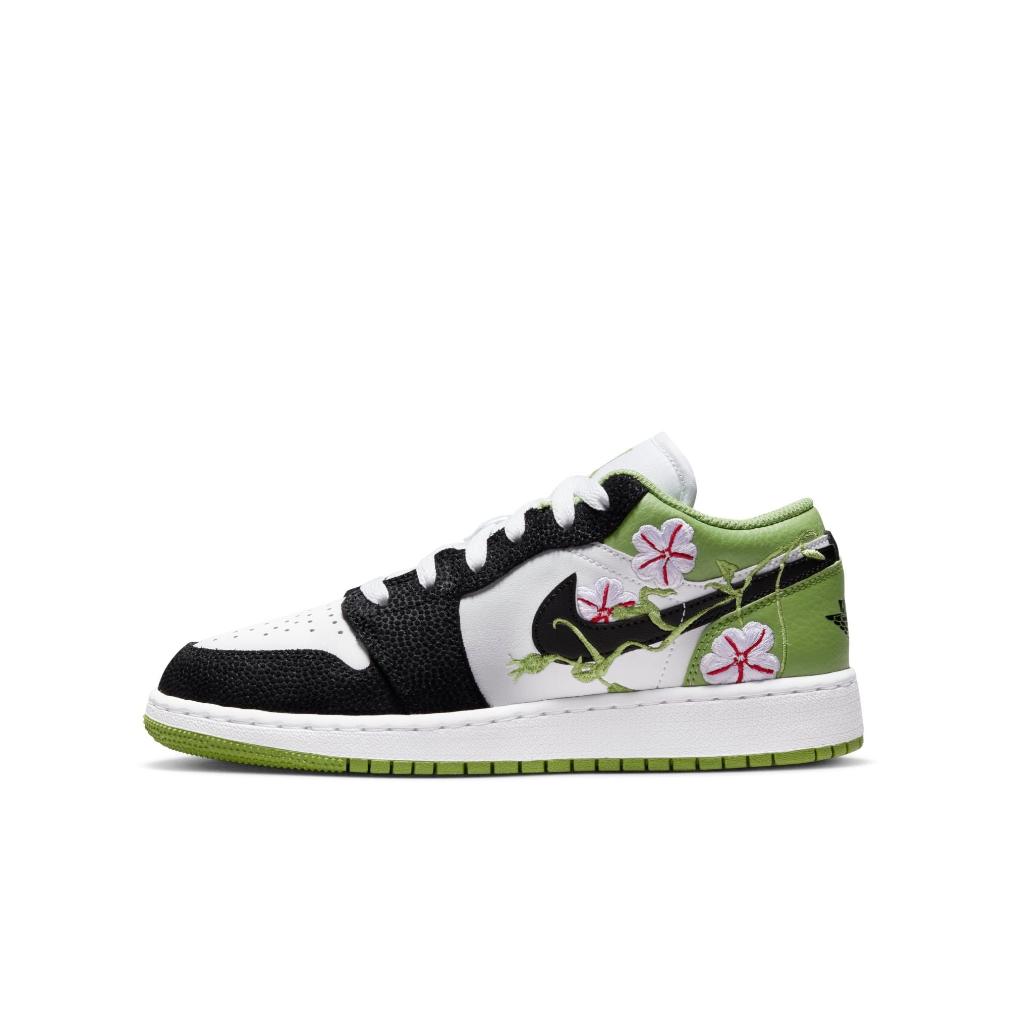 [DQ8389-100] Grade School Air Jordan Retro 1 Low SE (GS) 'Floral Vines'