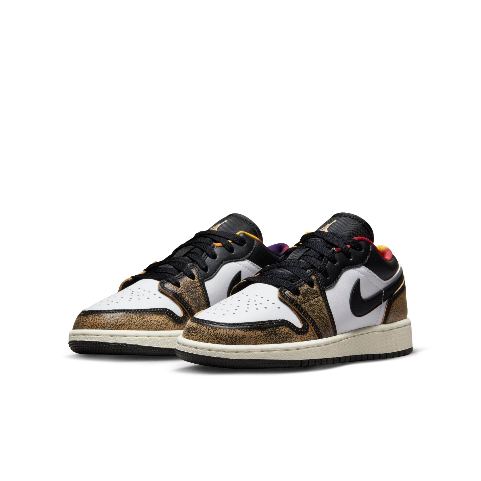 [DQ8421-001] Grade School Air Jordan RETRO 1 LOW SE 'WEAR AWAY YELLOW' (GS)