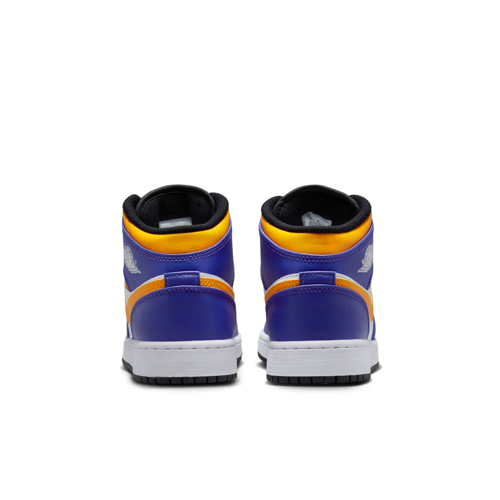 [DQ8423-517] Youth Air Jordan Retro 1 Mid (GS) "Lakers"
