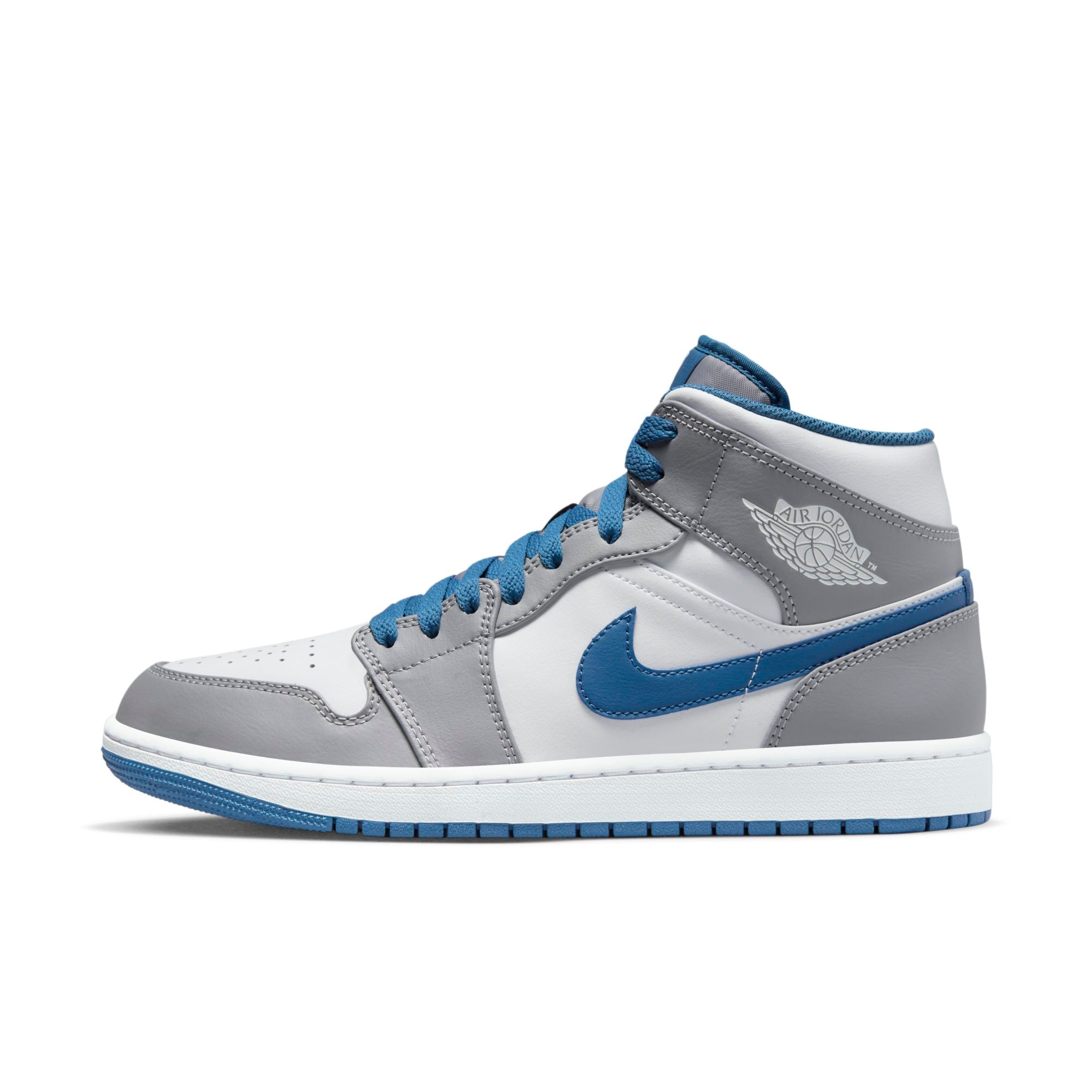 [DQ8426-014] Mens Air Jordan RETRO 1 MID 'TRUE BLUE'