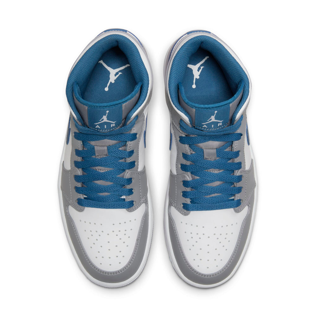 [DQ8426-014] Mens Air Jordan RETRO 1 MID 'TRUE BLUE'