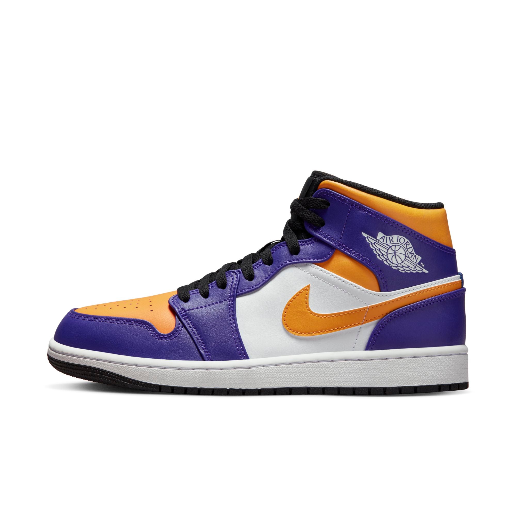 [DQ8426-517] Mens Air Jordan Retro 1 Mid 'Lakers 2022'