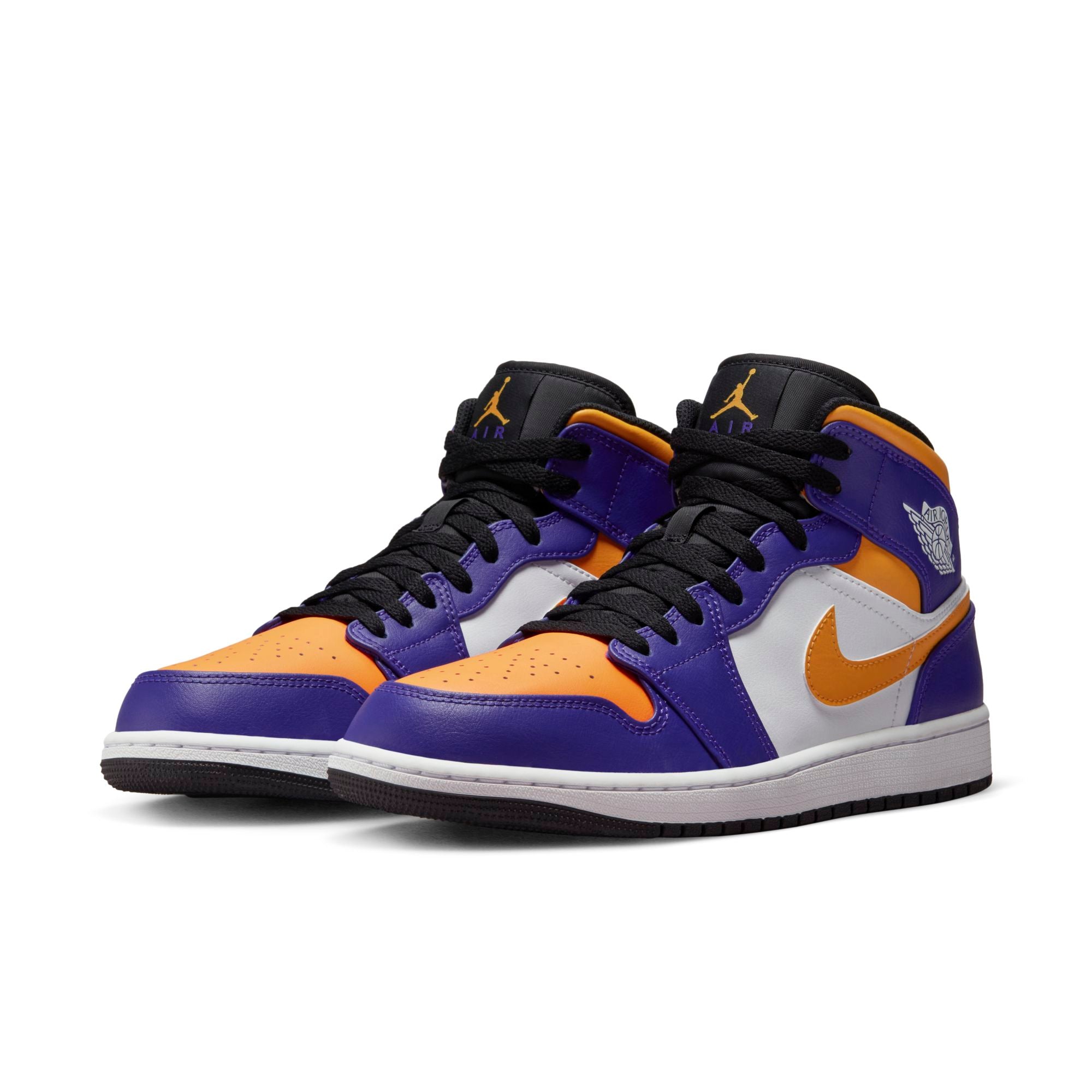 [DQ8426-517] Mens Air Jordan Retro 1 Mid 'Lakers 2022'