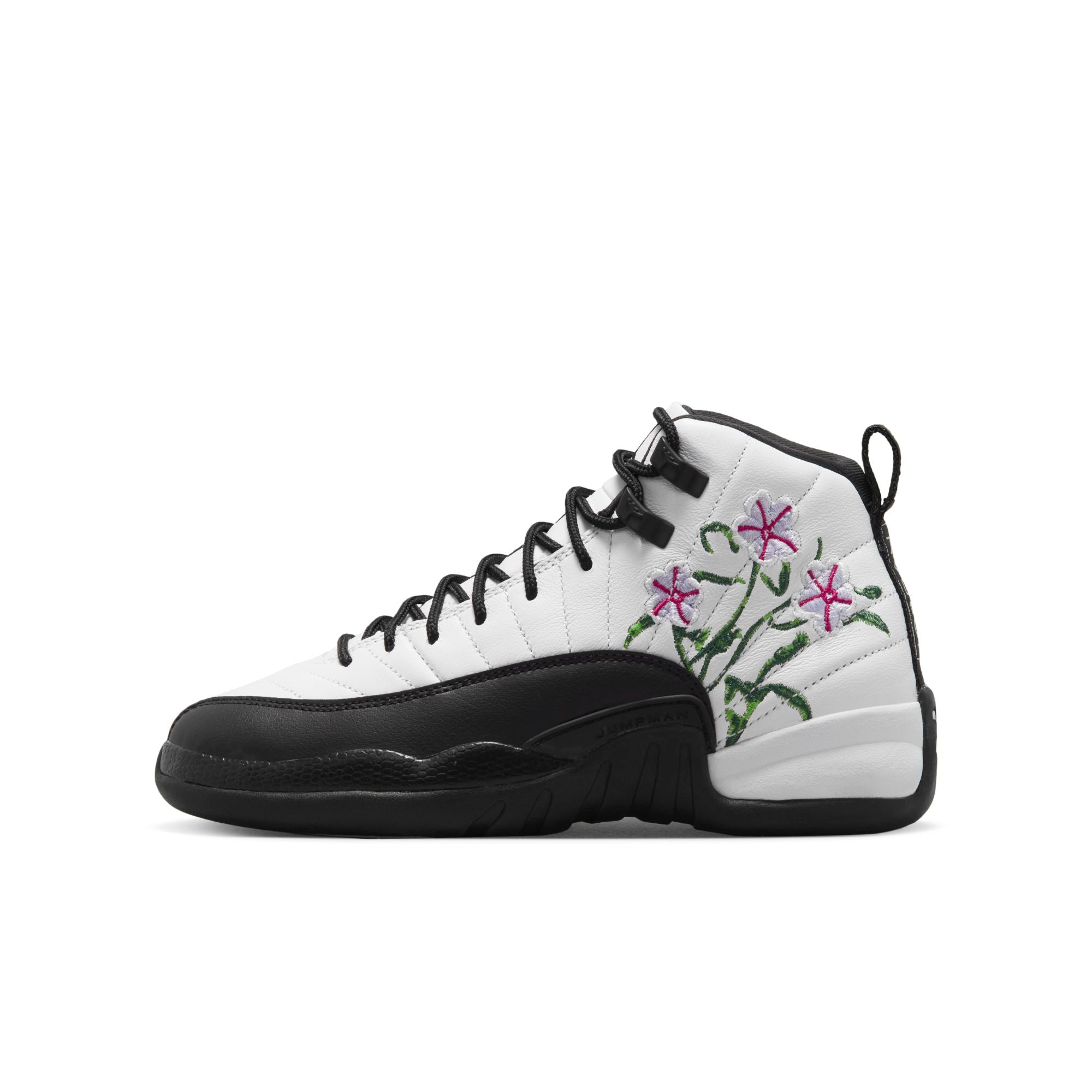 [DR6956-100] Youth Air Jordan Air Jordan 12 Retro (GS) "Floral"