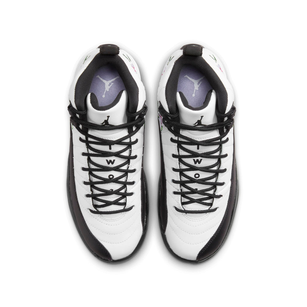 [DR6956-100] Youth Air Jordan Air Jordan 12 Retro (GS) "Floral"
