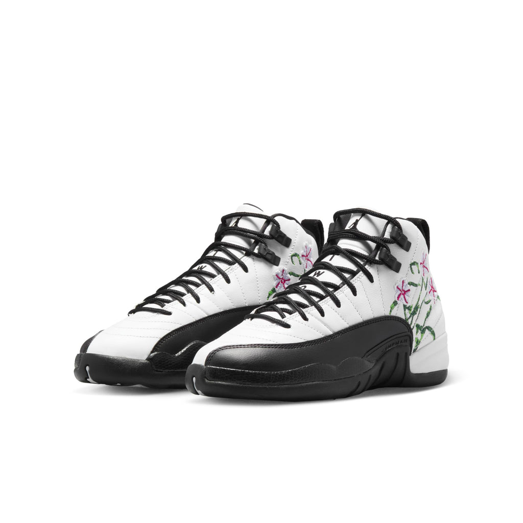 [DR6956-100] Youth Air Jordan Air Jordan 12 Retro (GS) "Floral"