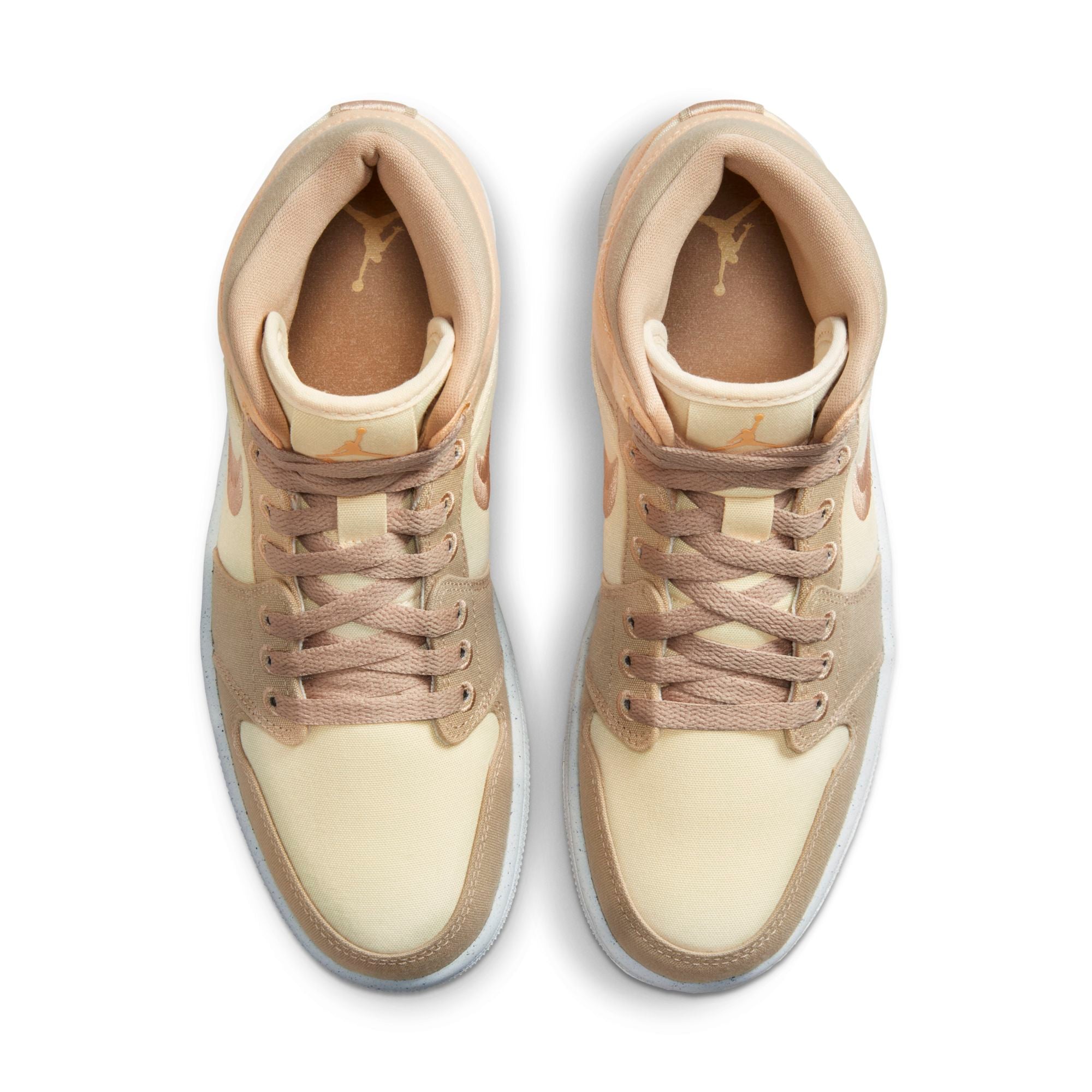 [DV0427-102] Womens Air Jordan Retro 1 Mid SE (W) 'Canvas Khaki'