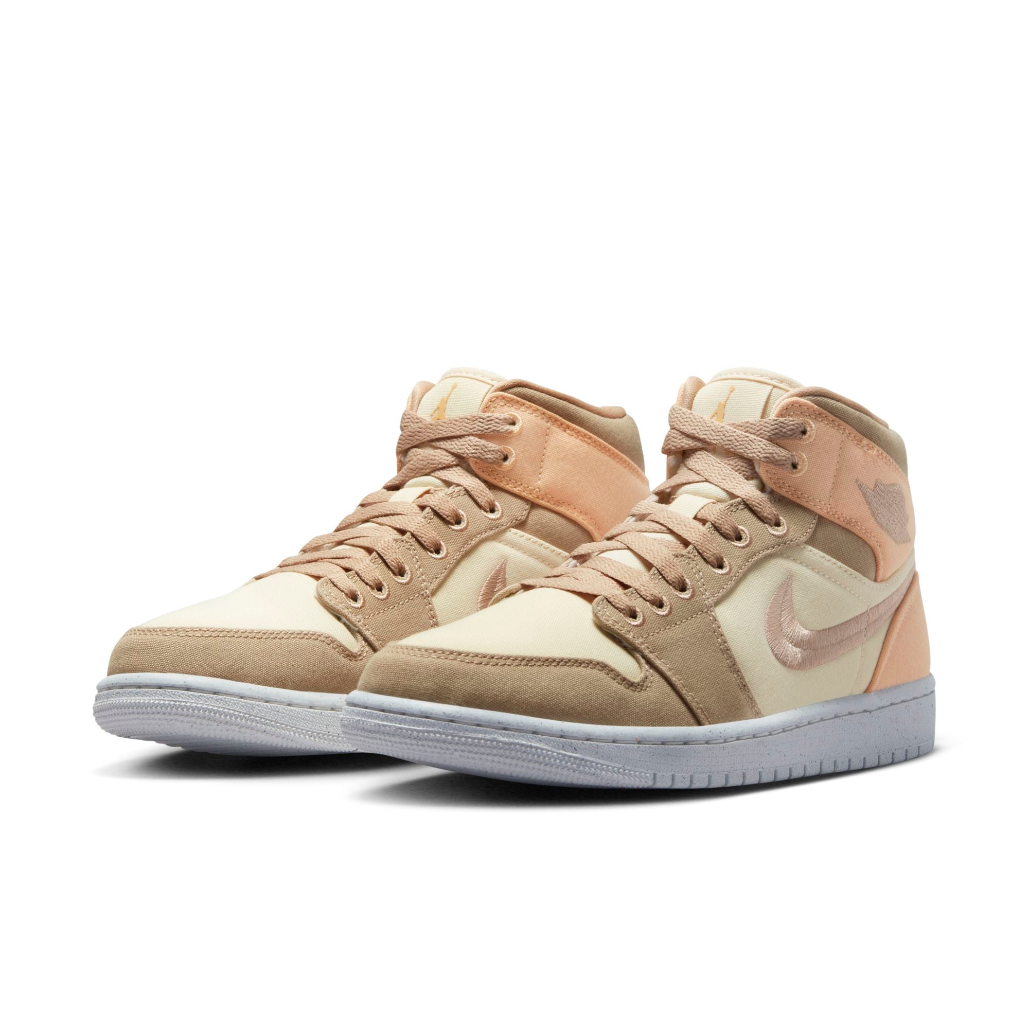 [DV0427-102] Womens Air Jordan Retro 1 Mid SE (W) 'Canvas Khaki'