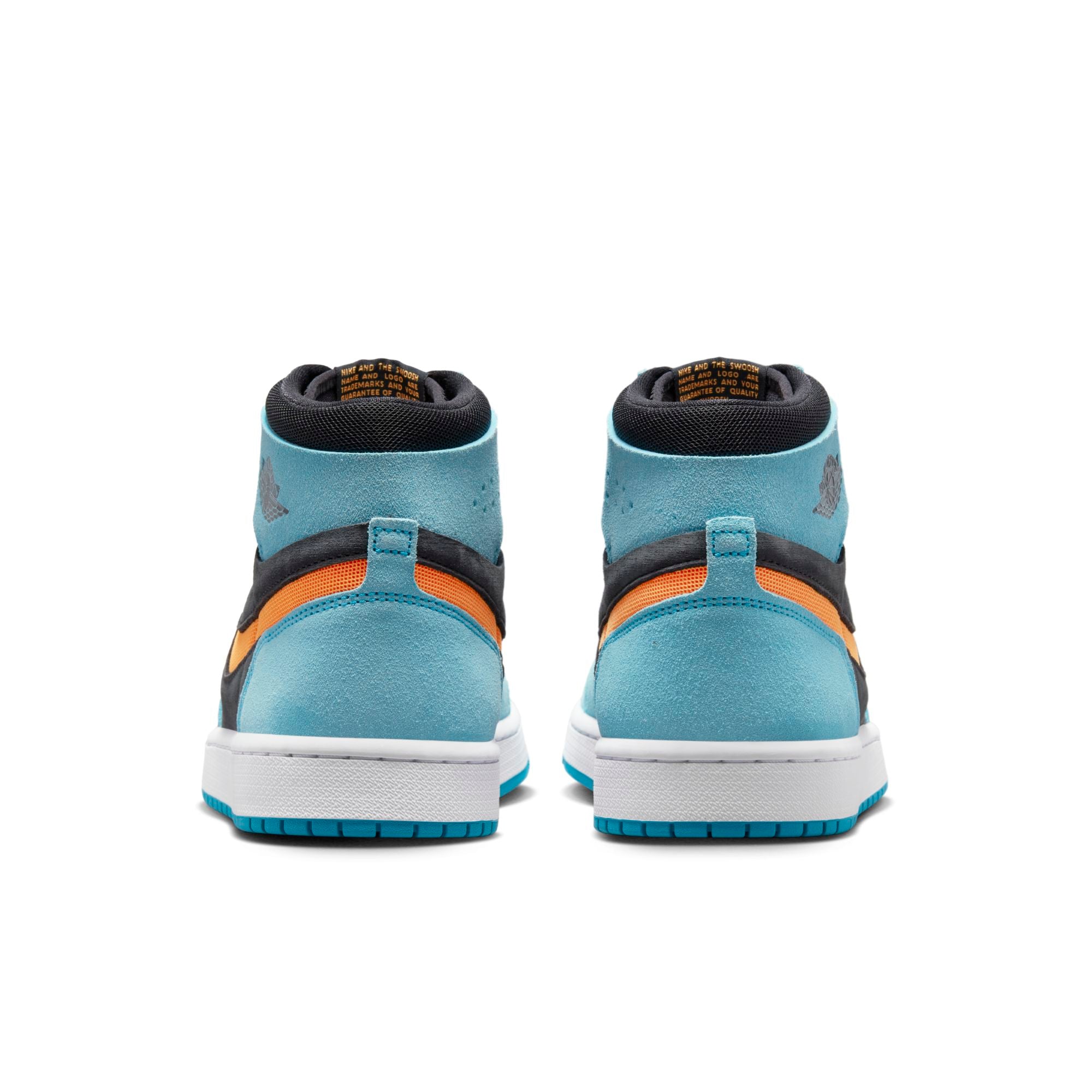 [DV1307-408] Mens Air Jordan Retro 1 Zoom CMFT 2 'Bleached Aqua Bright Citrus'
