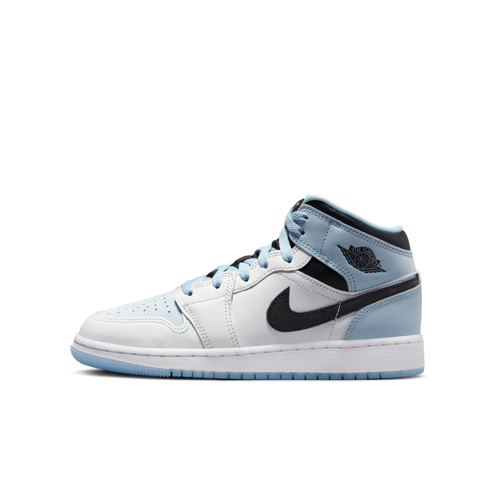 [DV1337-104] Grade School Air Jordan RETRO 1 MID SE 'ICE BLUE (2023)' (GS)
