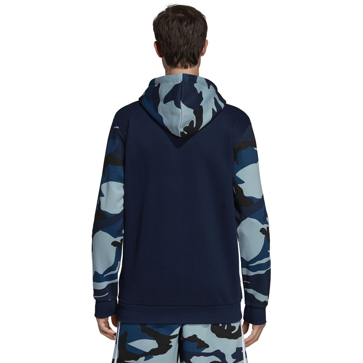 [DV2064] Mens Adidas Originals Camo Over The Head Hoodie