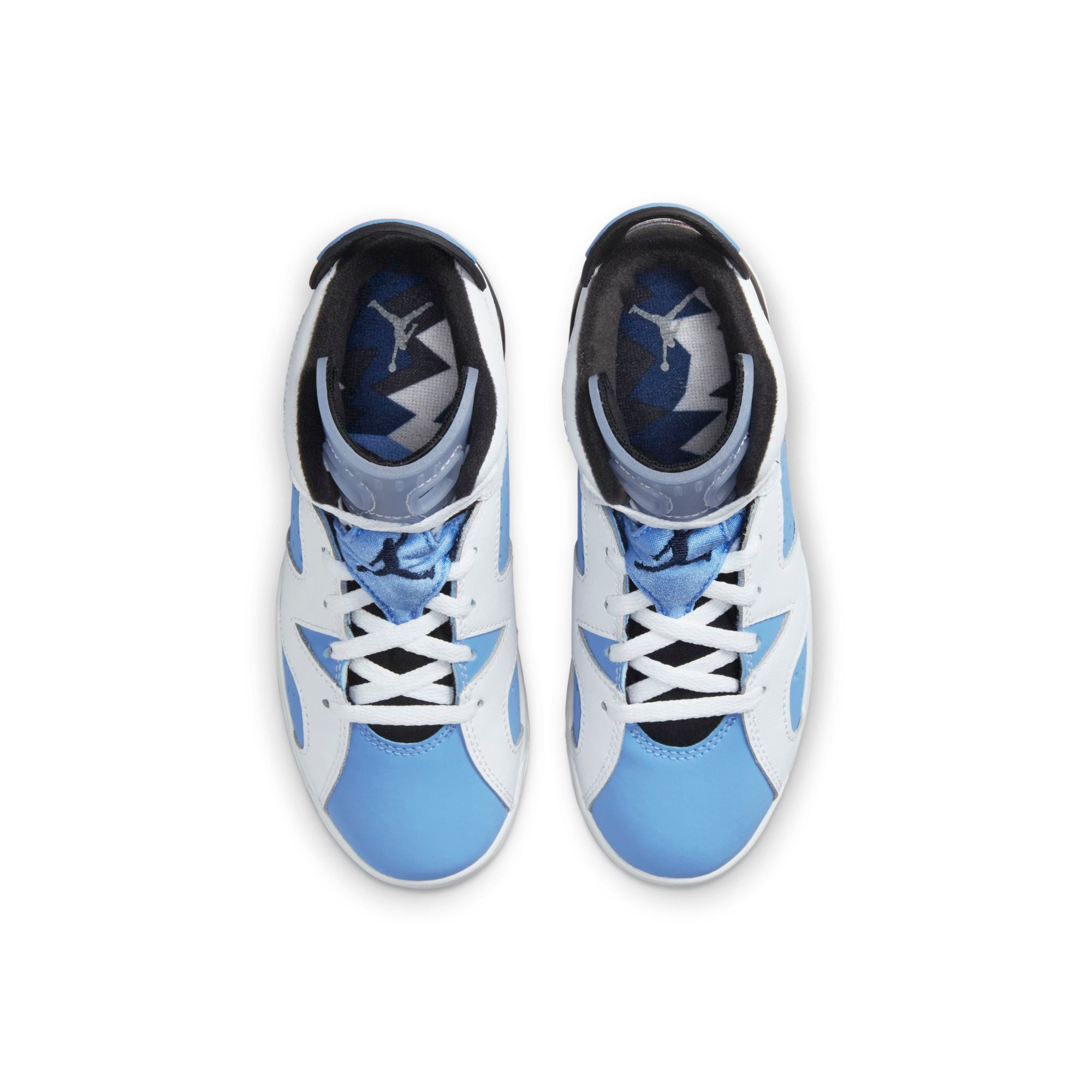 [DV3605-410] Preschool Air Jordan Retro 6 (PS) 'UNC White'