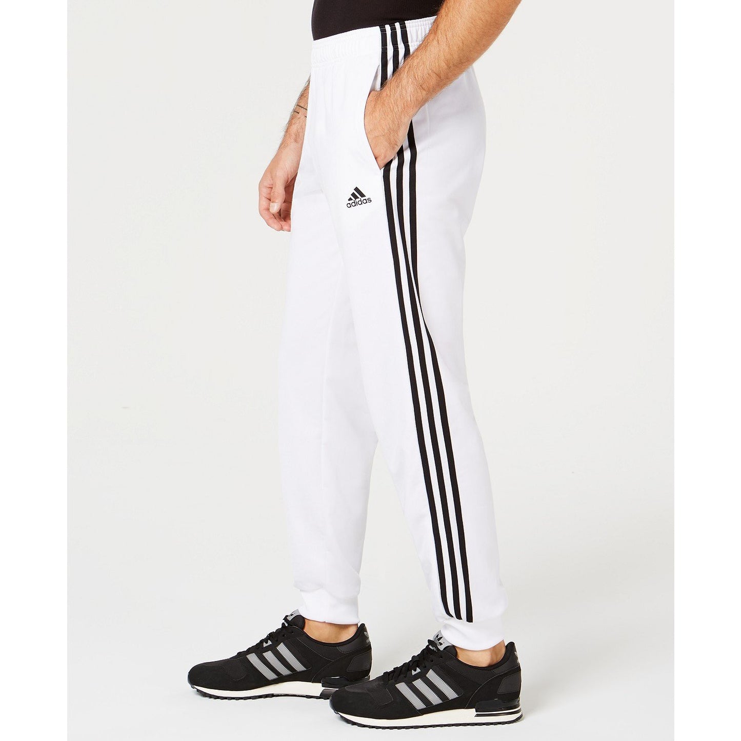 [DW9284] Essential Tricot 3 Stripe Tapered Pants