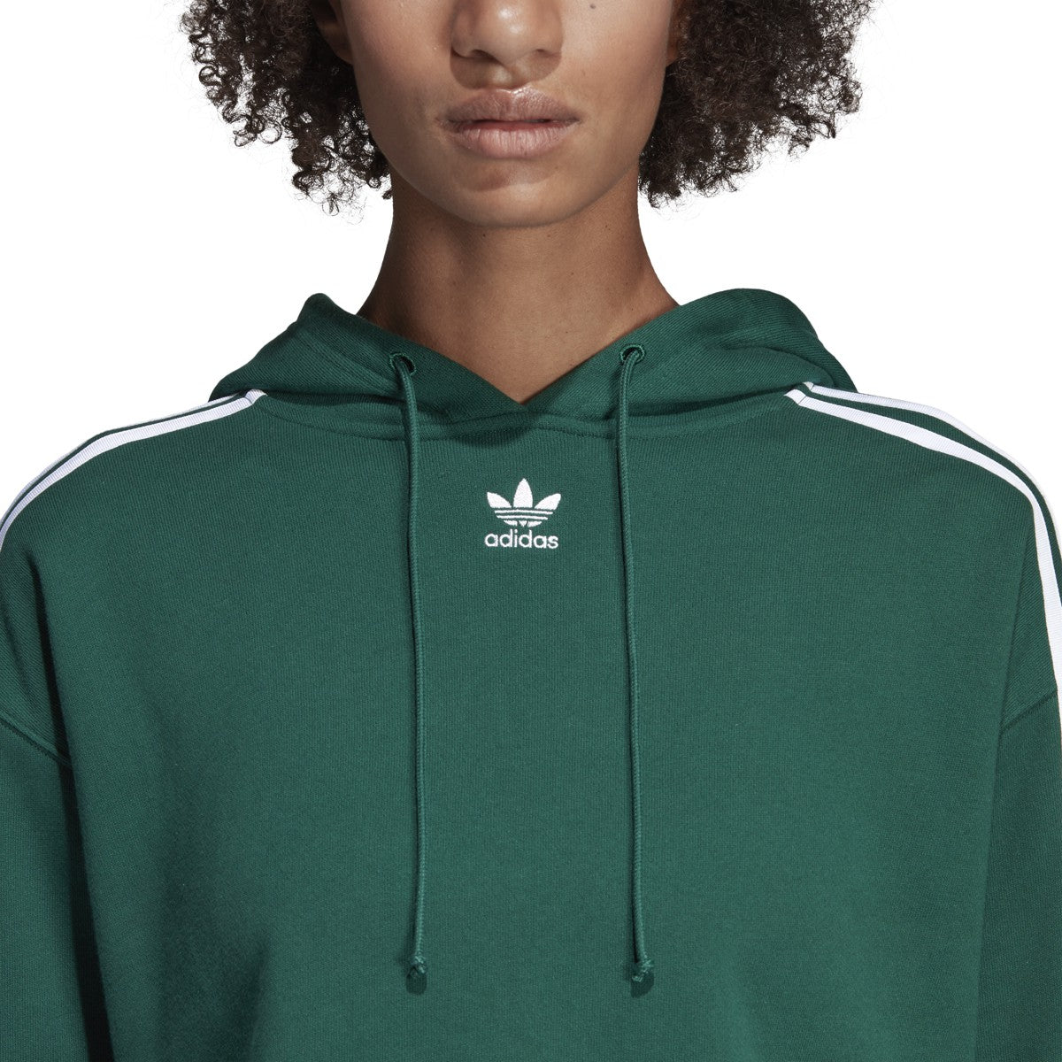 [DX2159] Womens Adidas Originals Cropped Hoodie