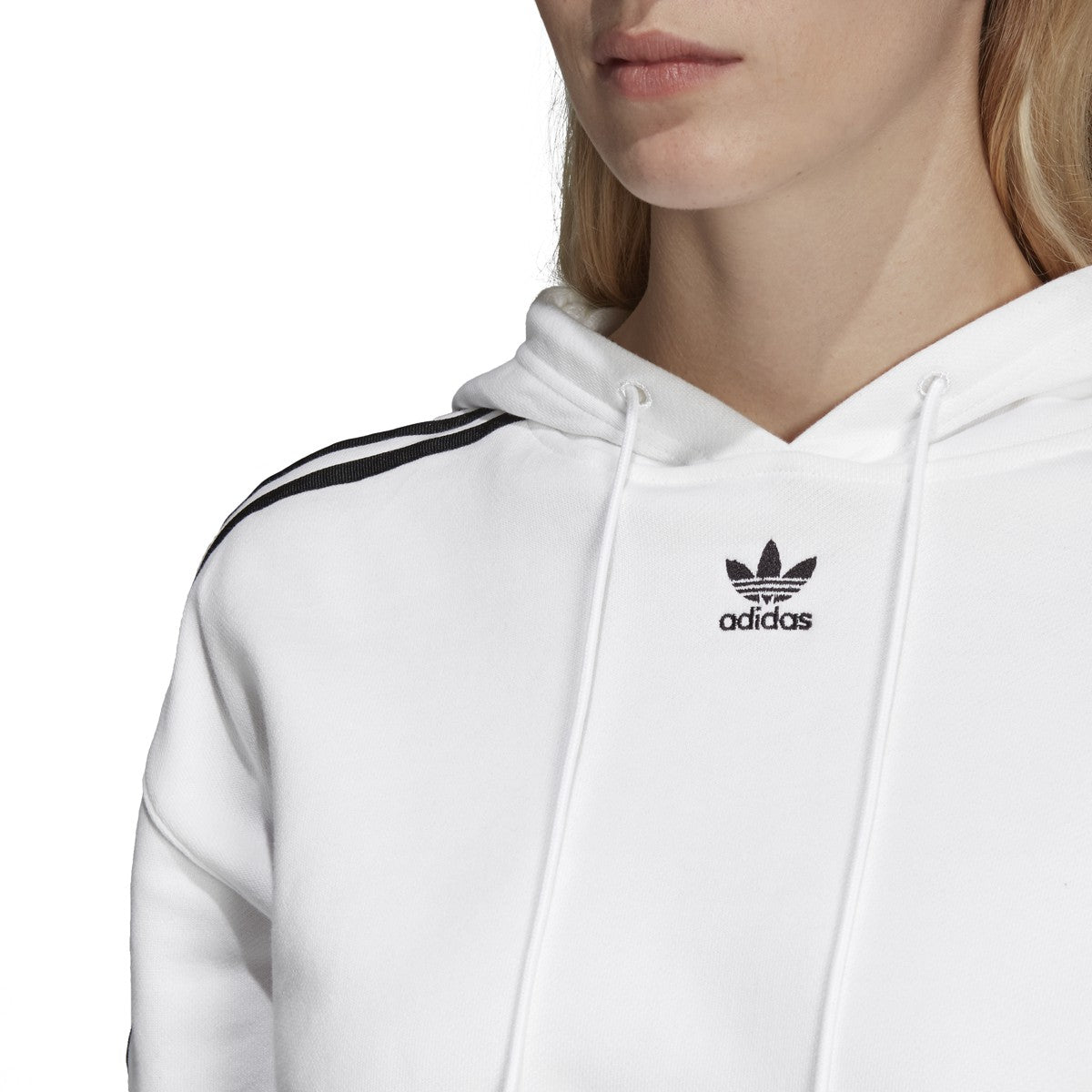 [DX2321] Womens Adidas Cropped Hoodie