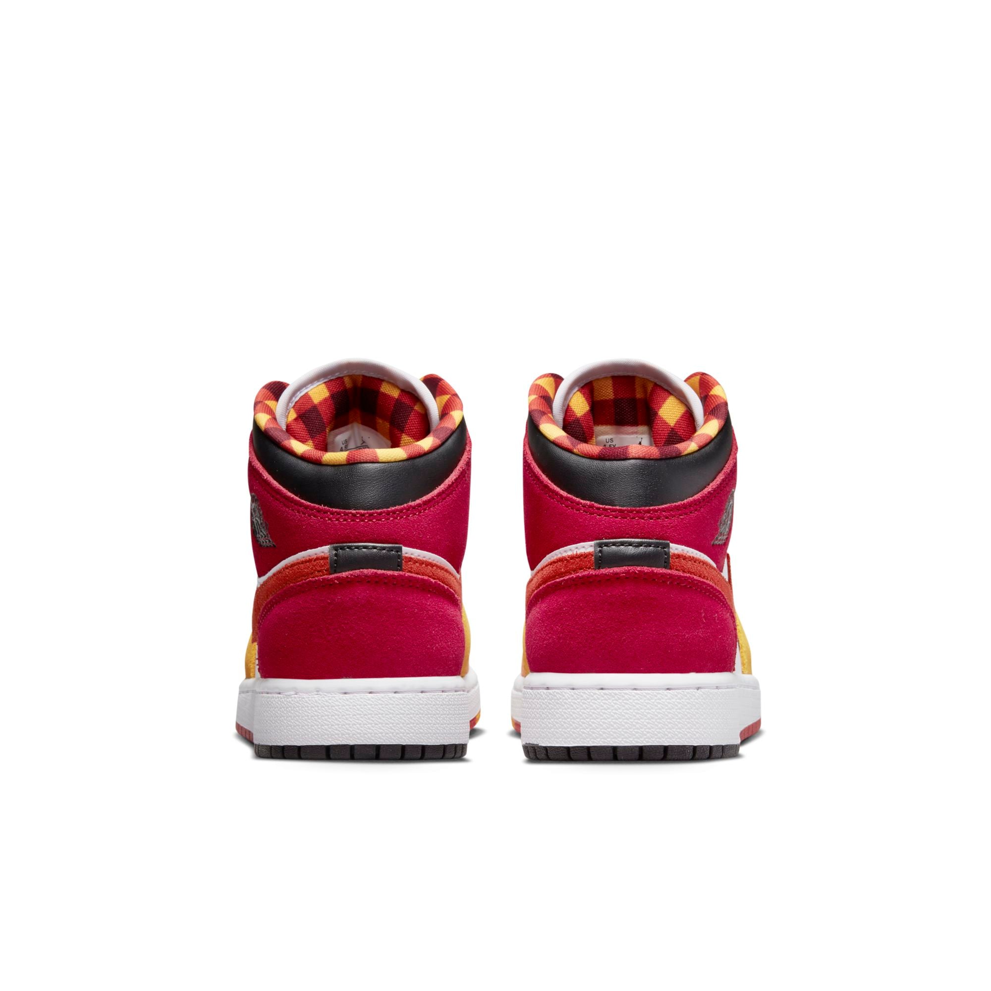 [DX2460-601] Youth Air Jordan Retro 1 Mid SE 'Picnic (GS)'