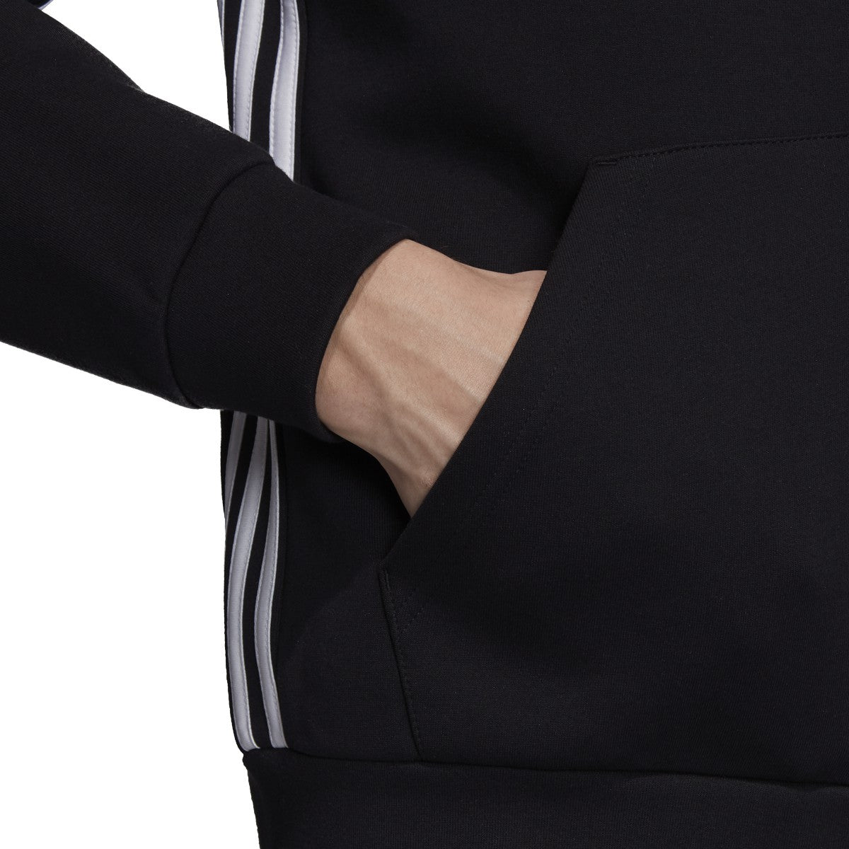 [DX7657] Mens Adidas Must Haves 3 Stripe Full Zip Hoodie