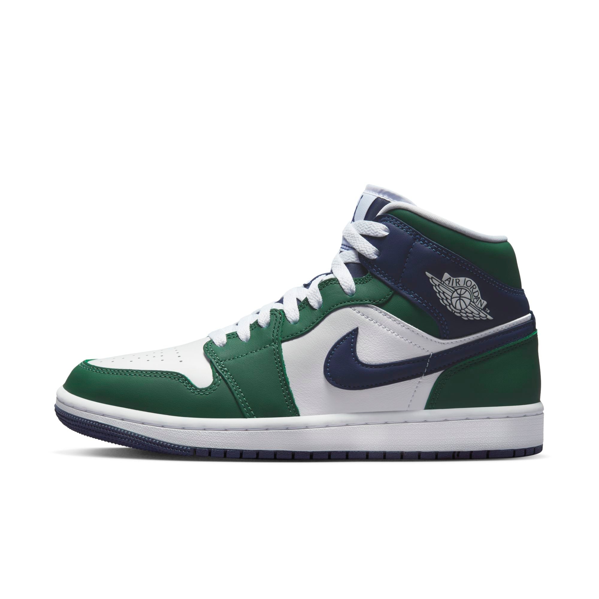 [DZ5326-300] Womens Air Jordan Retro 1 Mid SE 'Seahawks'