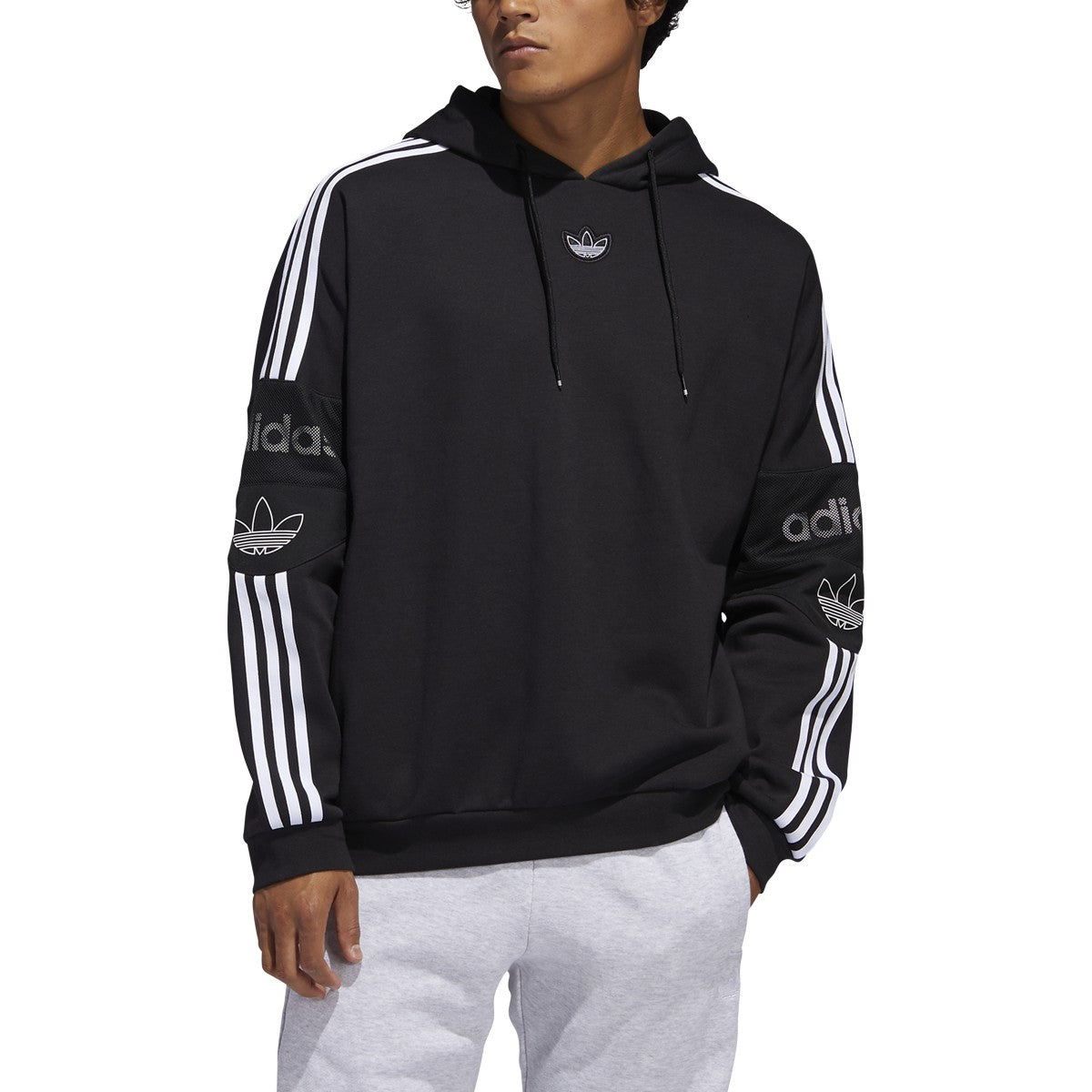 [ED7115] Mens Adidas Originals Team Signature Trefoil Hoody