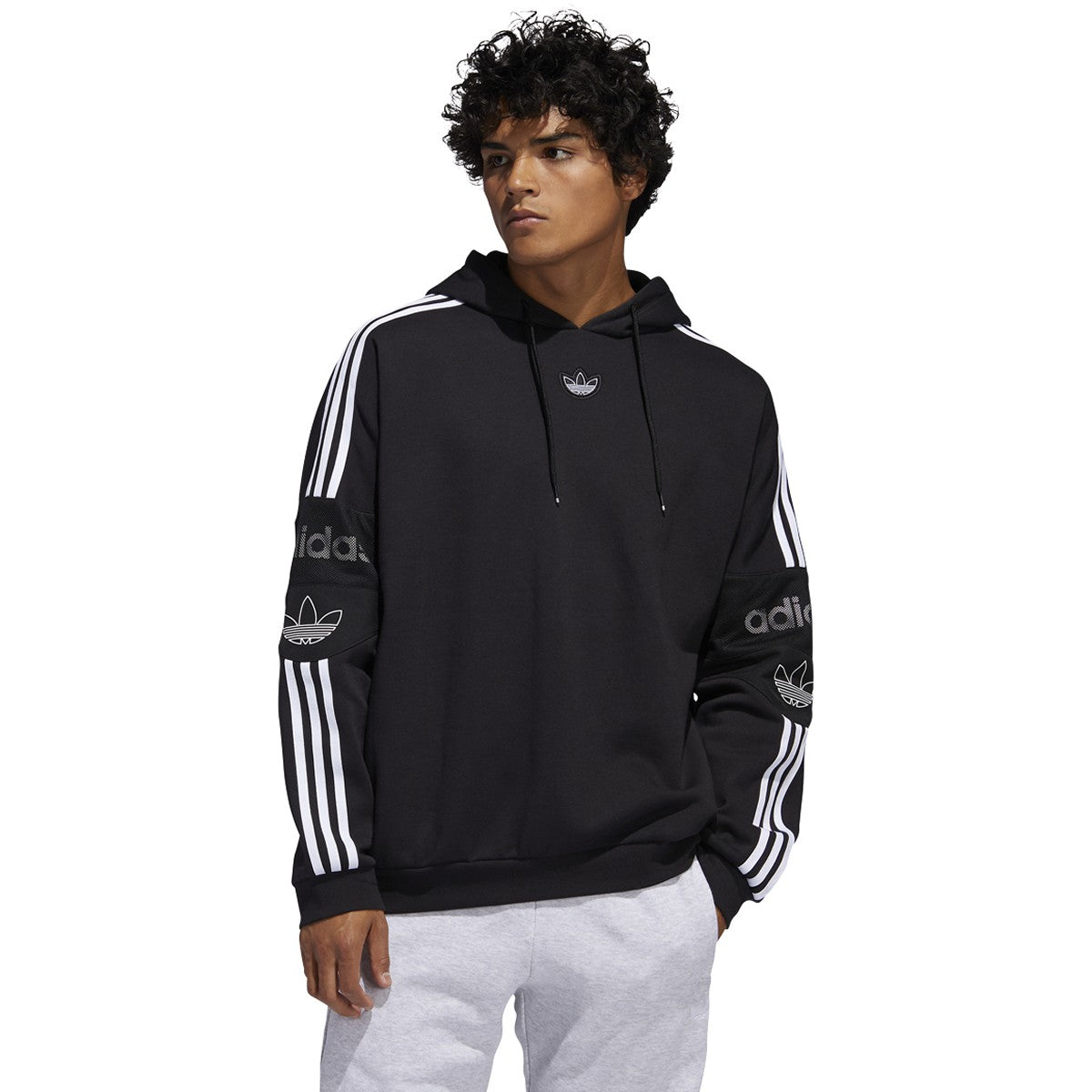 [ED7115] Mens Adidas Originals Team Signature Trefoil Hoody