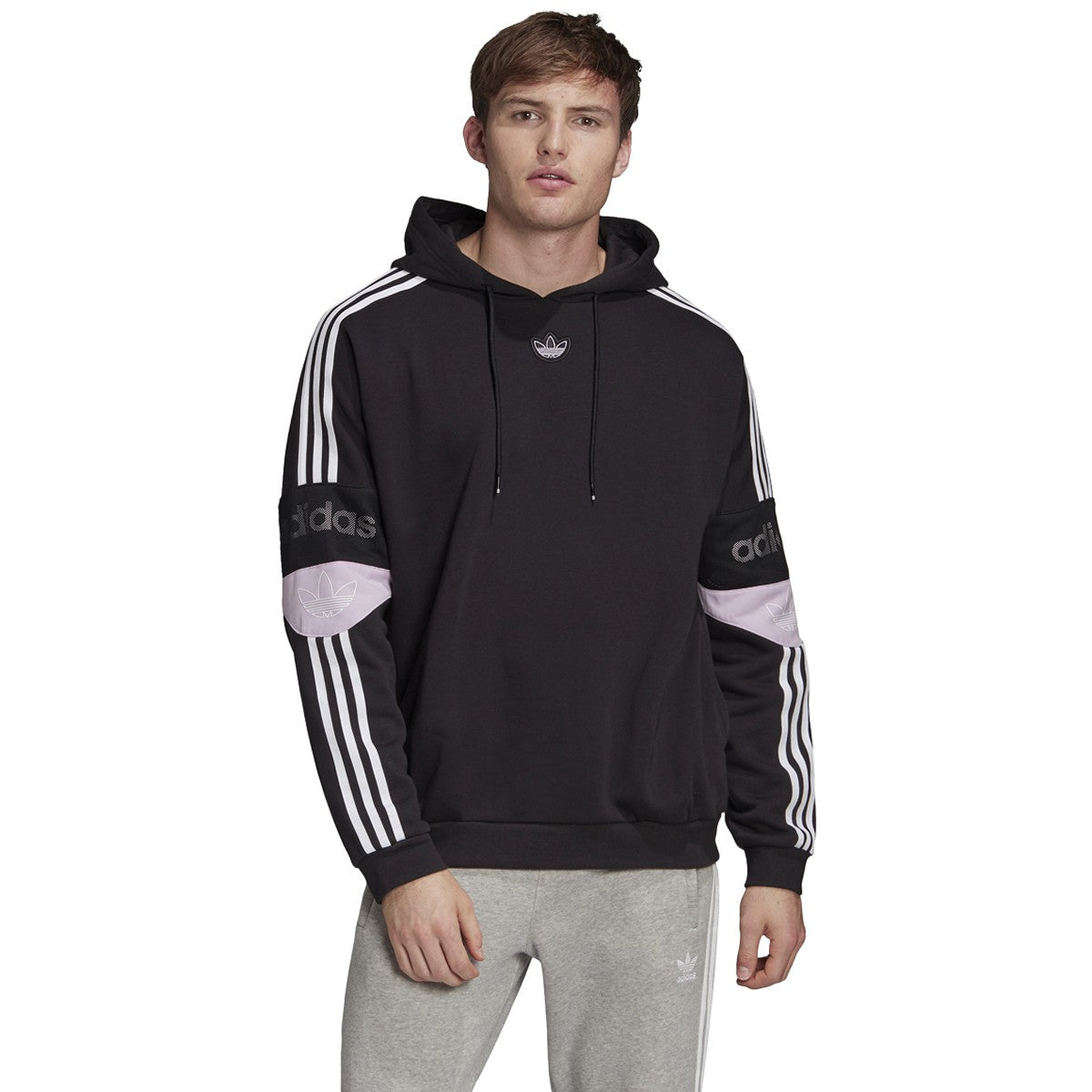 [ED7175] Mens Adidas Originals Team Signature Trefoil Hoody